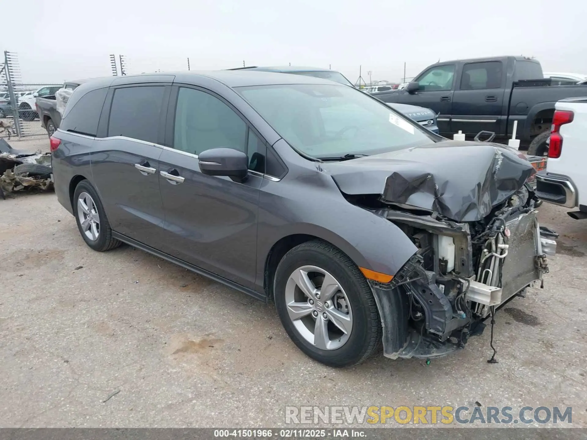 1 Photograph of a damaged car 5FNRL6H77LB066781 HONDA ODYSSEY 2020