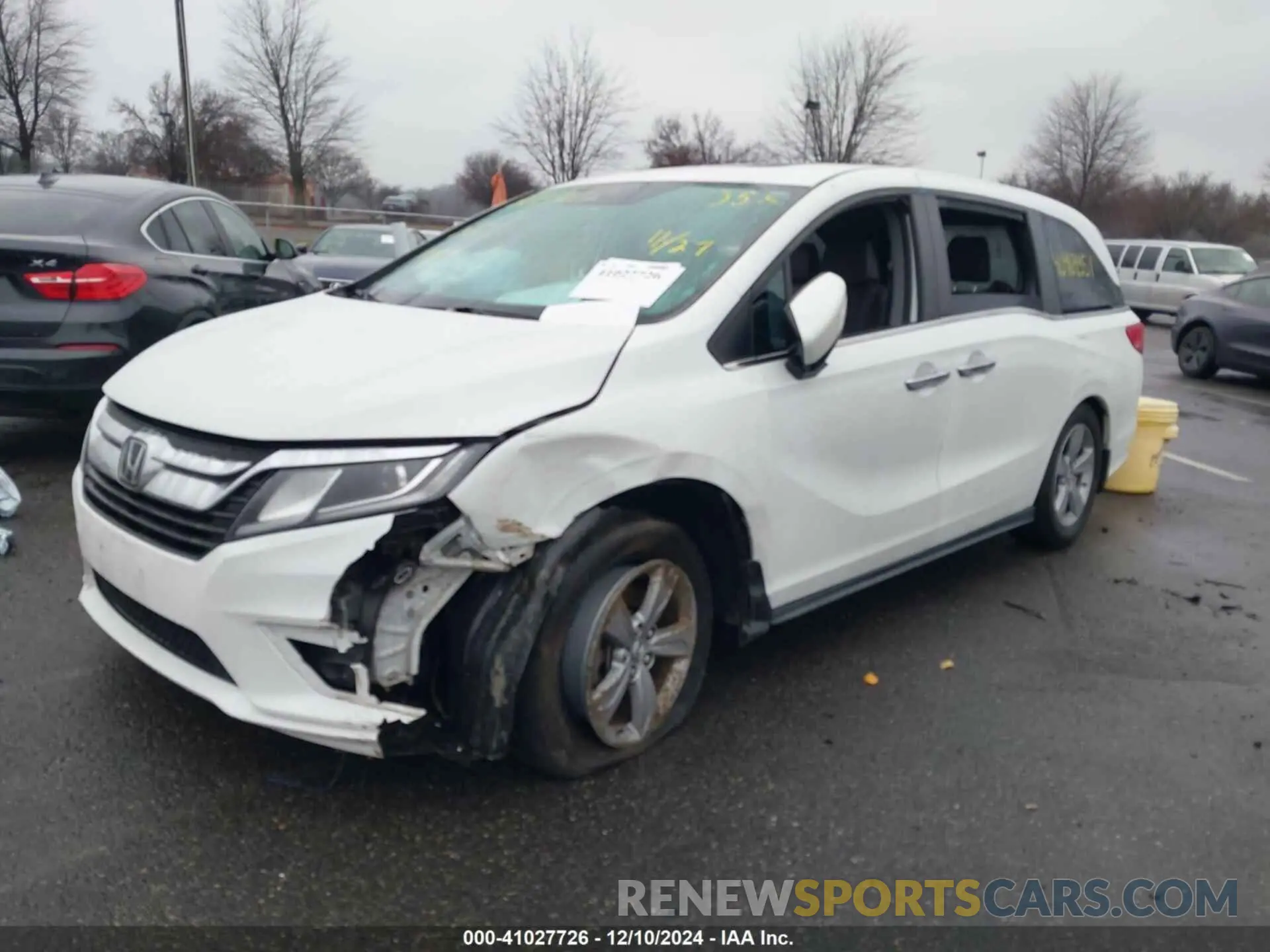 2 Photograph of a damaged car 5FNRL6H78LB031411 HONDA ODYSSEY 2020