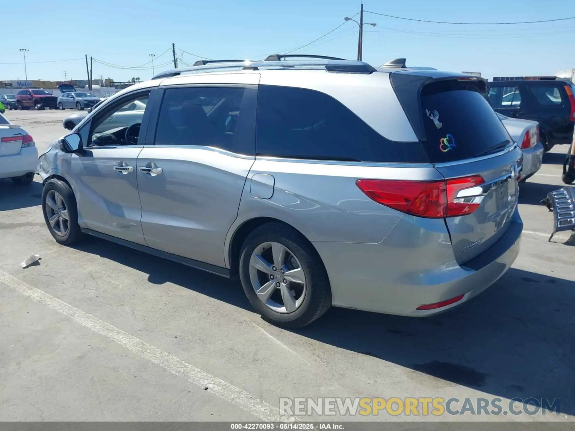 3 Photograph of a damaged car 5FNRL6H79LB048976 HONDA ODYSSEY 2020