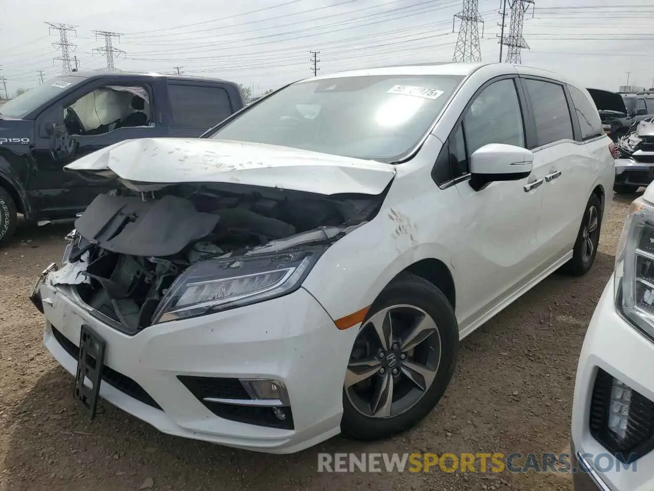 1 Photograph of a damaged car 5FNRL6H88LB024189 HONDA ODYSSEY 2020