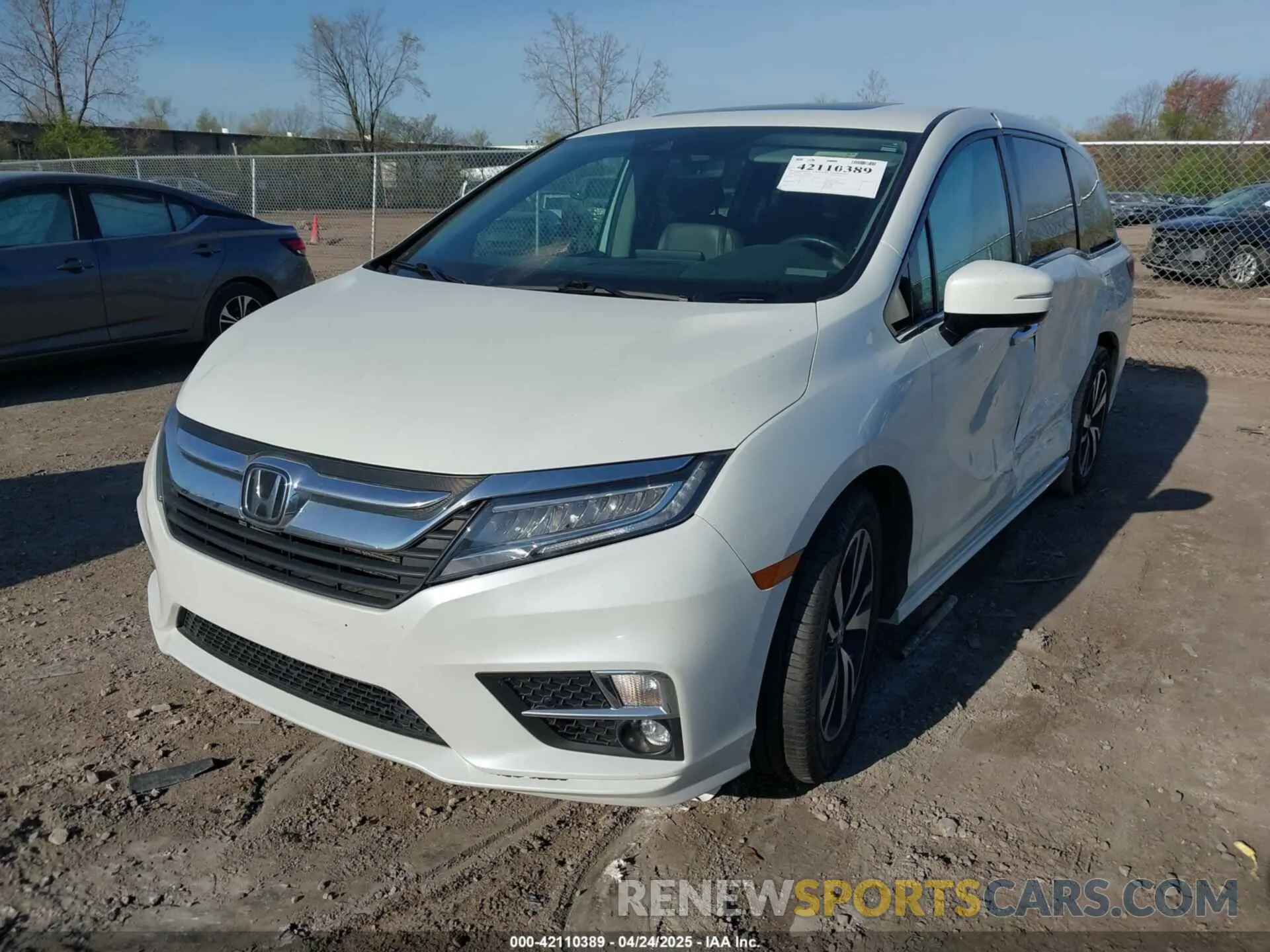 2 Фотография поврежденного автомобиля 5FNRL6H92LB014671 HONDA ODYSSEY 2020