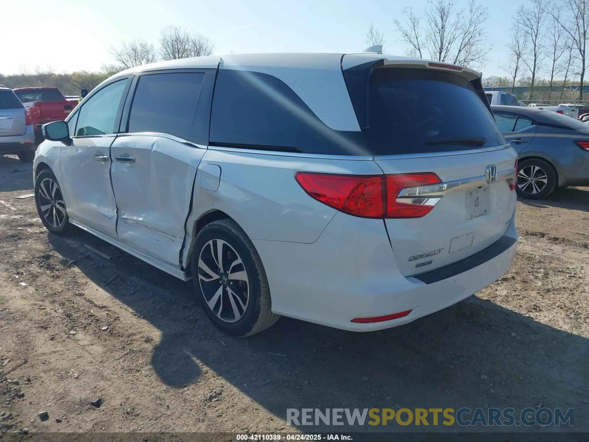 3 Фотография поврежденного автомобиля 5FNRL6H92LB014671 HONDA ODYSSEY 2020