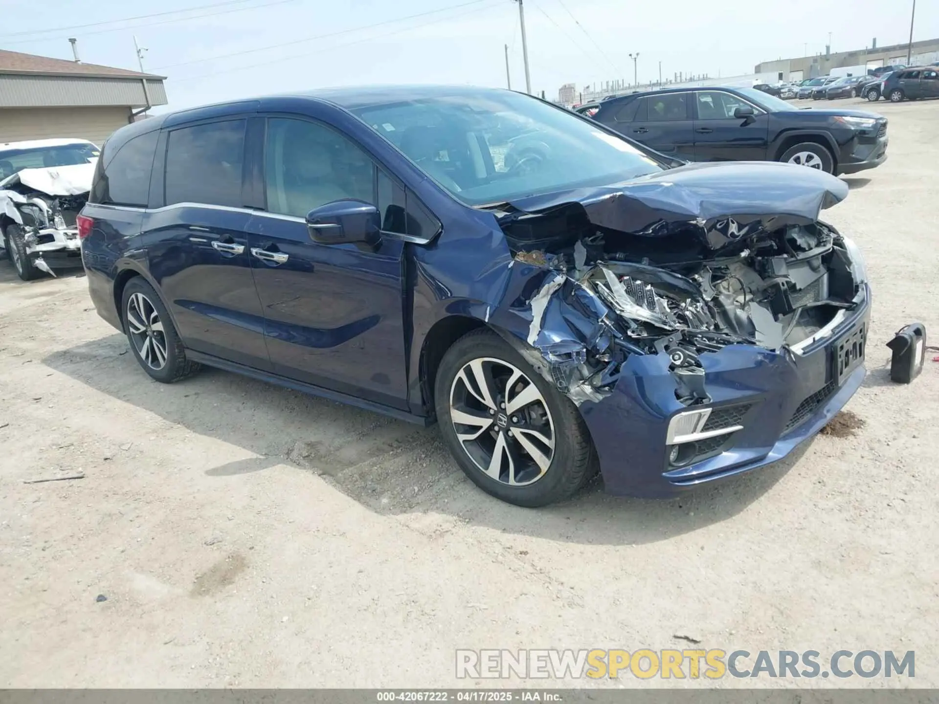 1 Фотография поврежденного автомобиля 5FNRL6H93LB057755 HONDA ODYSSEY 2020