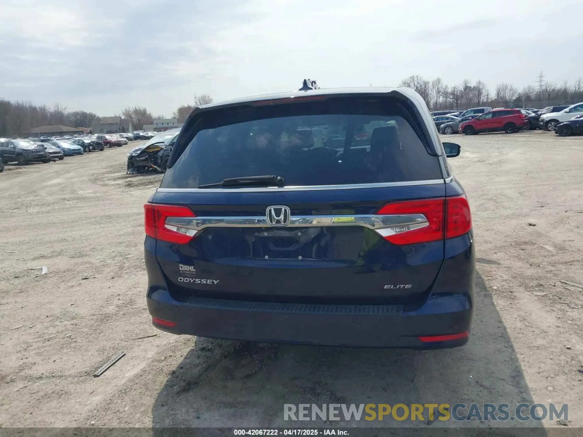 17 Фотография поврежденного автомобиля 5FNRL6H93LB057755 HONDA ODYSSEY 2020