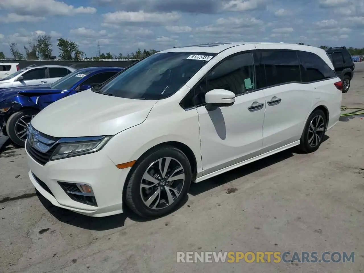 1 Photograph of a damaged car 5FNRL6H99LB063690 HONDA ODYSSEY 2020