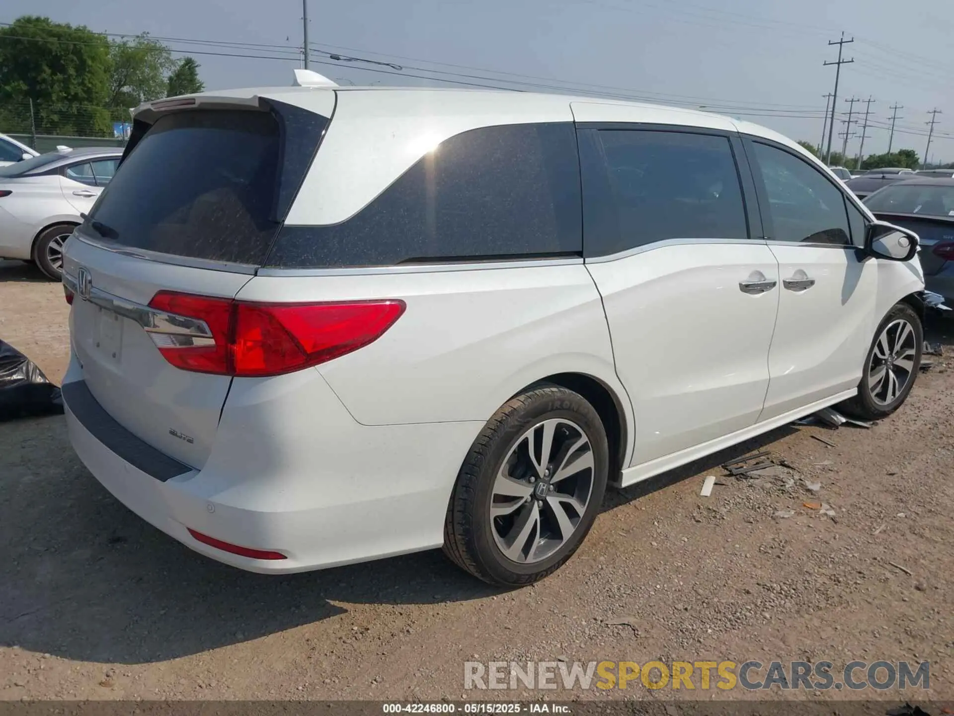 4 Фотография поврежденного автомобиля 5FNRL6H9XLB040967 HONDA ODYSSEY 2020