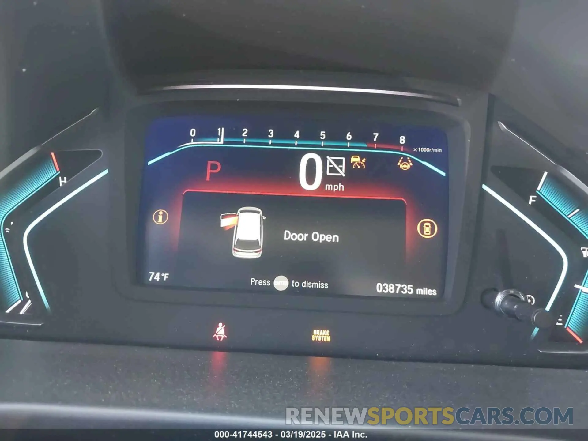 7 Фотография поврежденного автомобиля 5FNRL6H54MB014847 HONDA ODYSSEY 2021