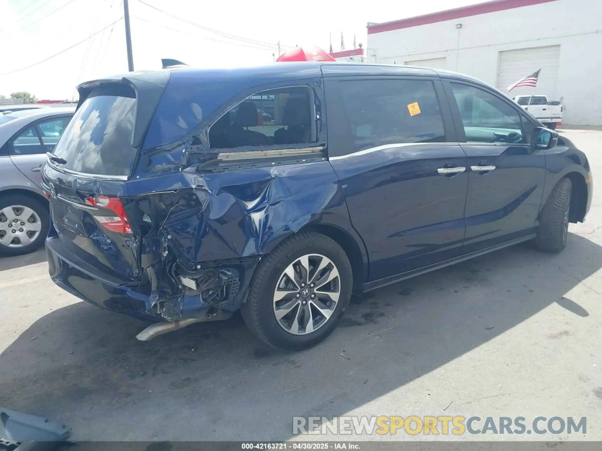 4 Photograph of a damaged car 5FNRL6H70MB044316 HONDA ODYSSEY 2021
