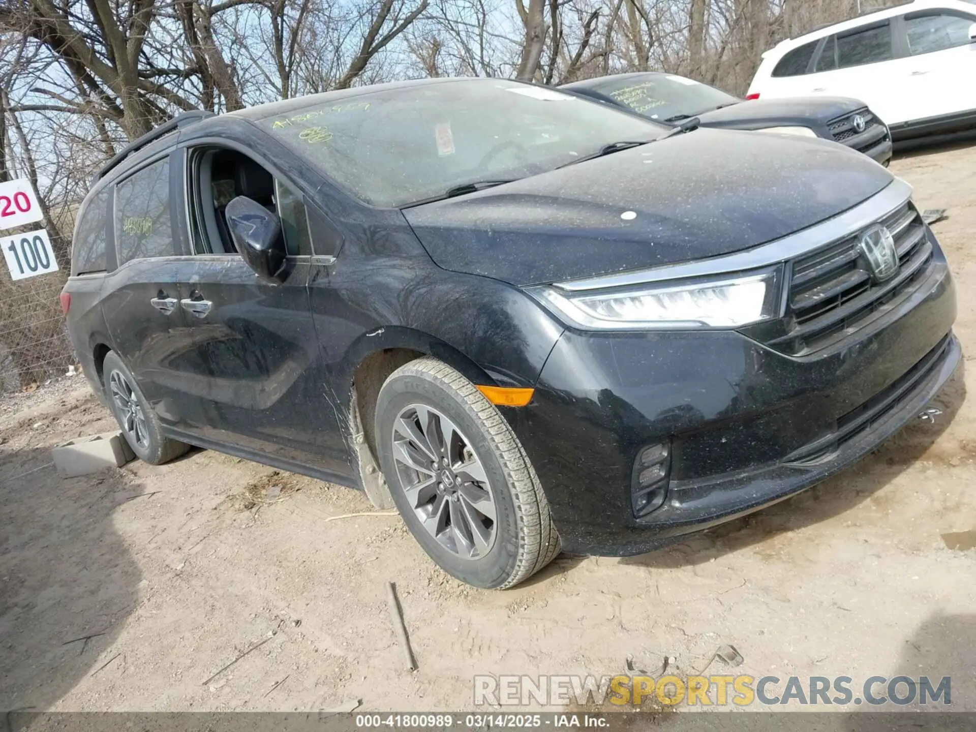 1 Фотография поврежденного автомобиля 5FNRL6H76MB013748 HONDA ODYSSEY 2021