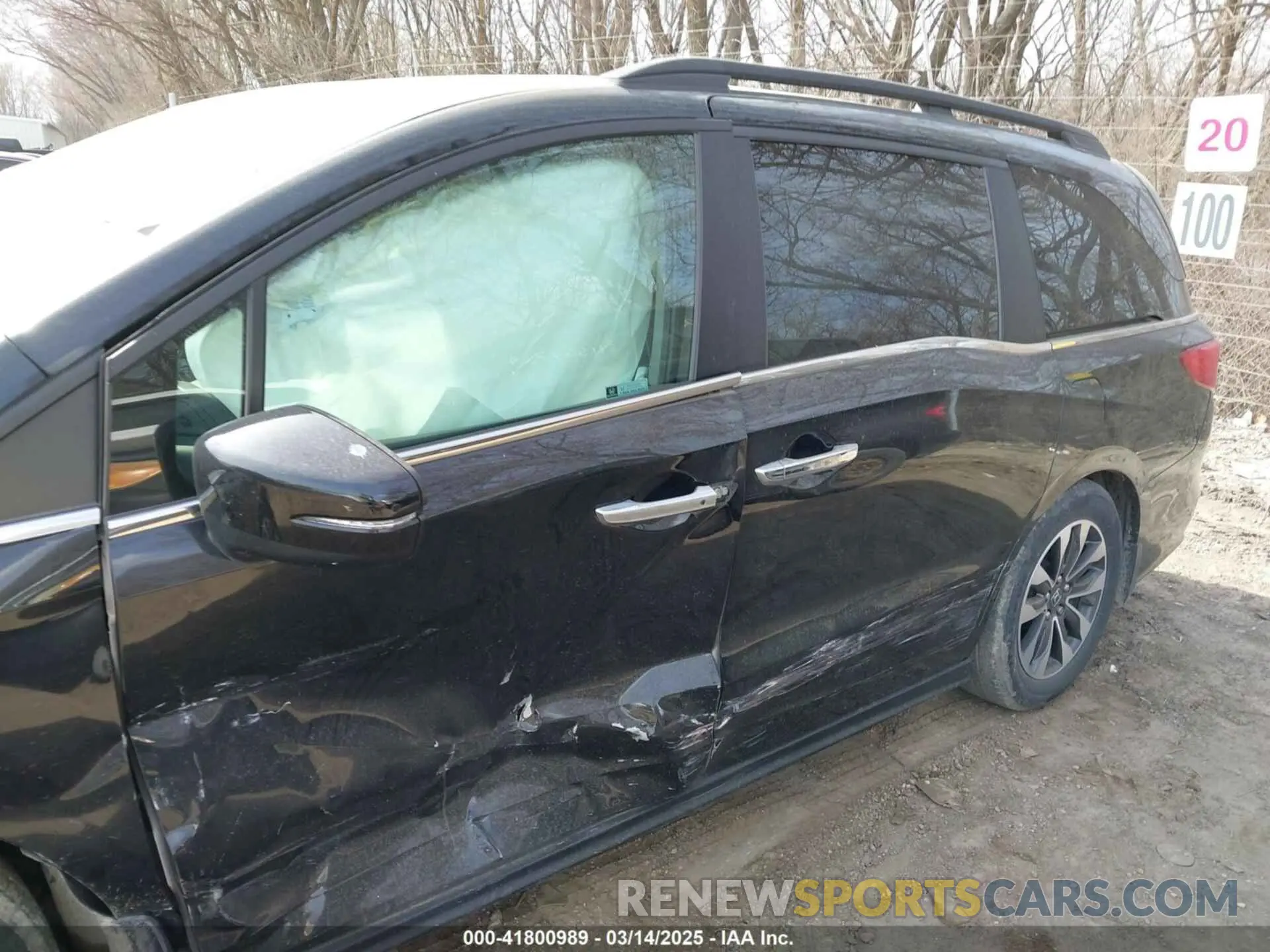 14 Фотография поврежденного автомобиля 5FNRL6H76MB013748 HONDA ODYSSEY 2021