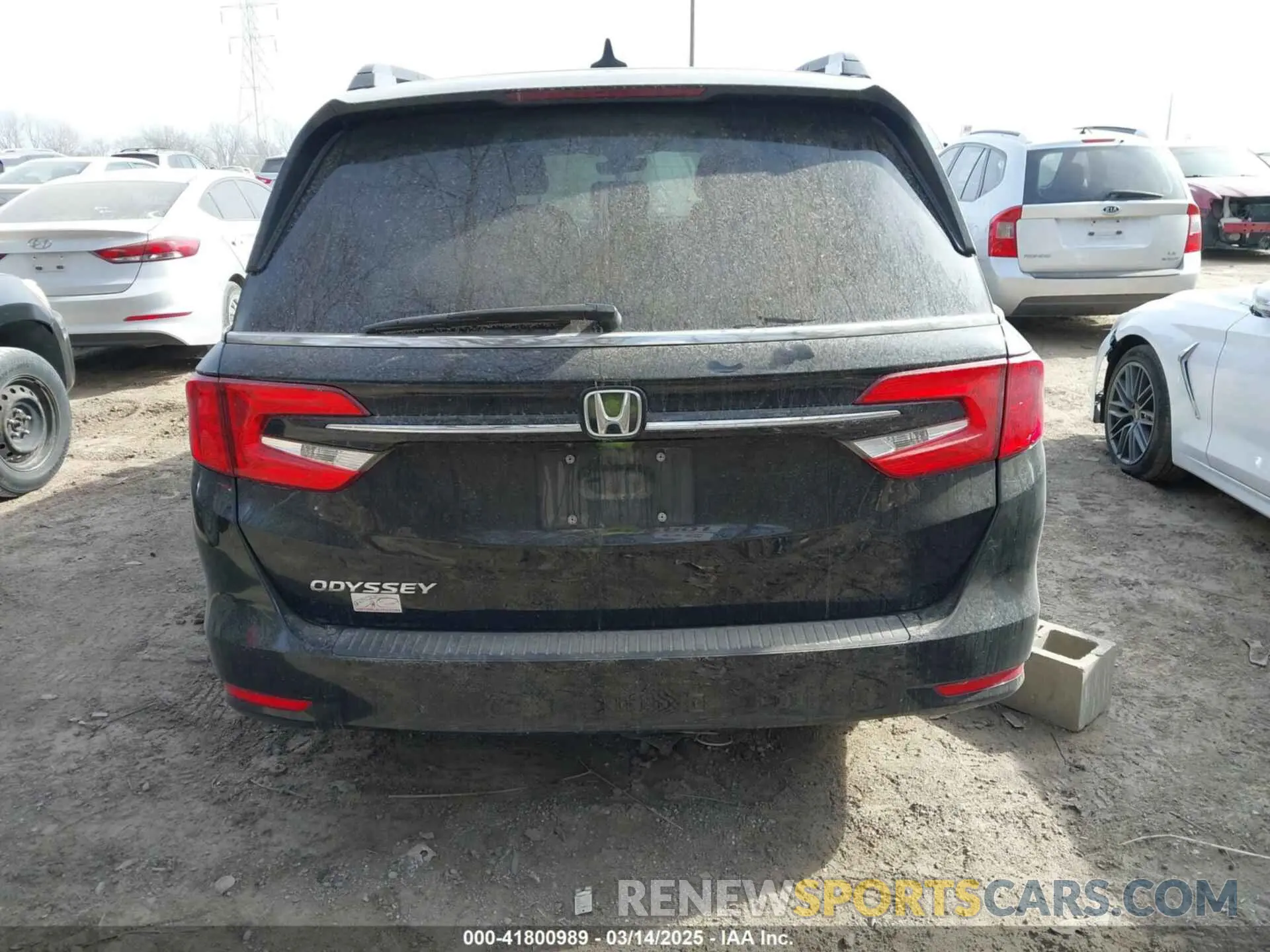 16 Фотография поврежденного автомобиля 5FNRL6H76MB013748 HONDA ODYSSEY 2021