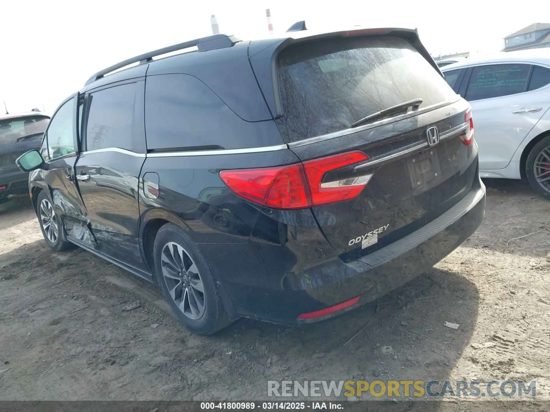 3 Фотография поврежденного автомобиля 5FNRL6H76MB013748 HONDA ODYSSEY 2021