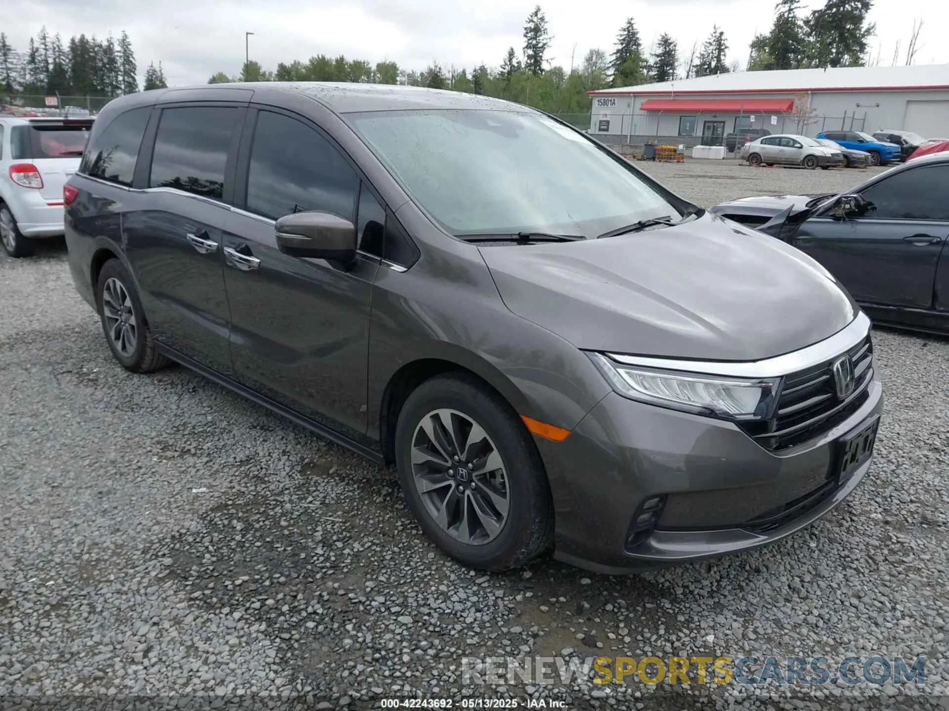 1 Photograph of a damaged car 5FNRL6H77MB017226 HONDA ODYSSEY 2021