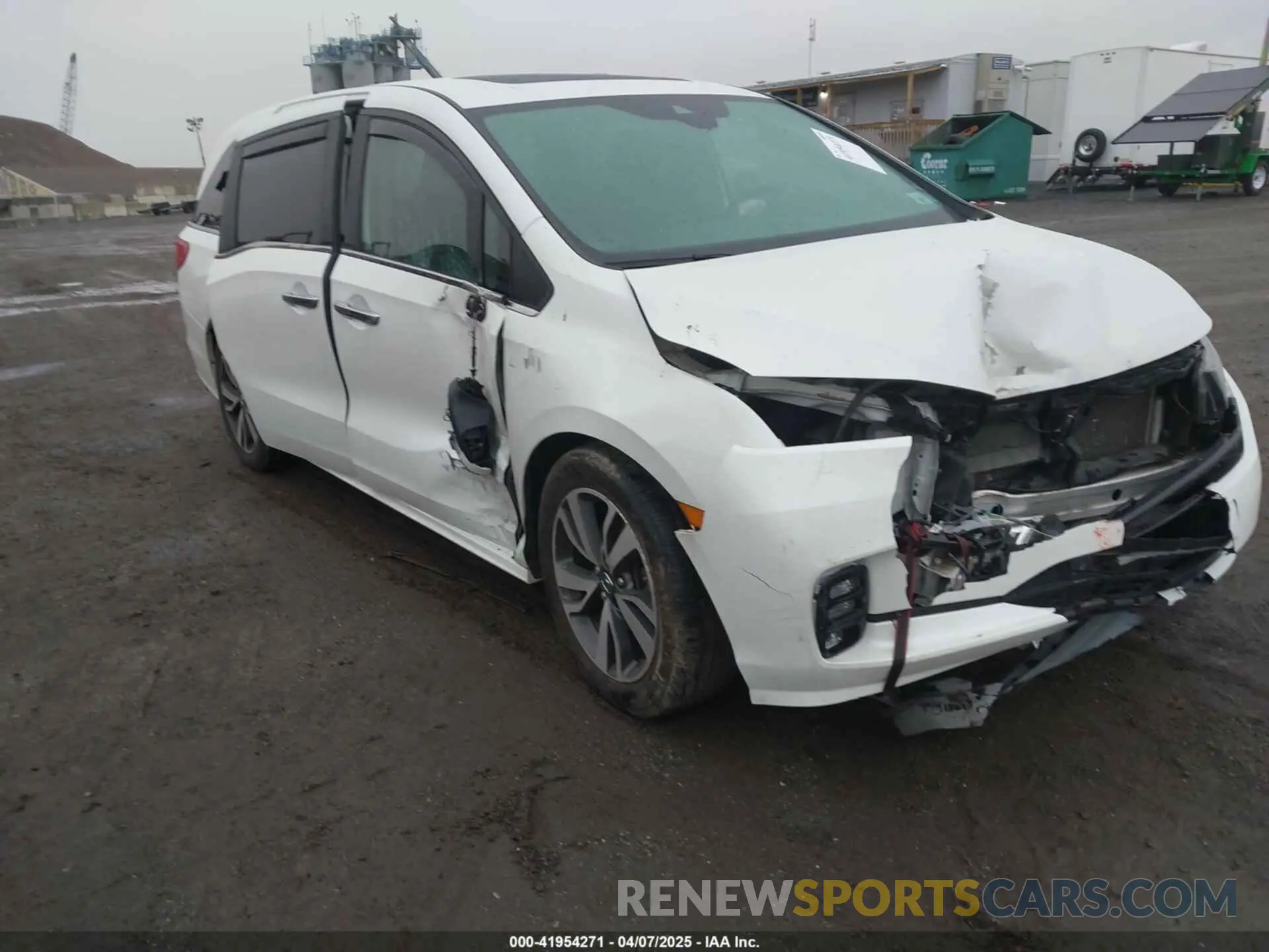 1 Фотография поврежденного автомобиля 5FNRL6H80MB033650 HONDA ODYSSEY 2021