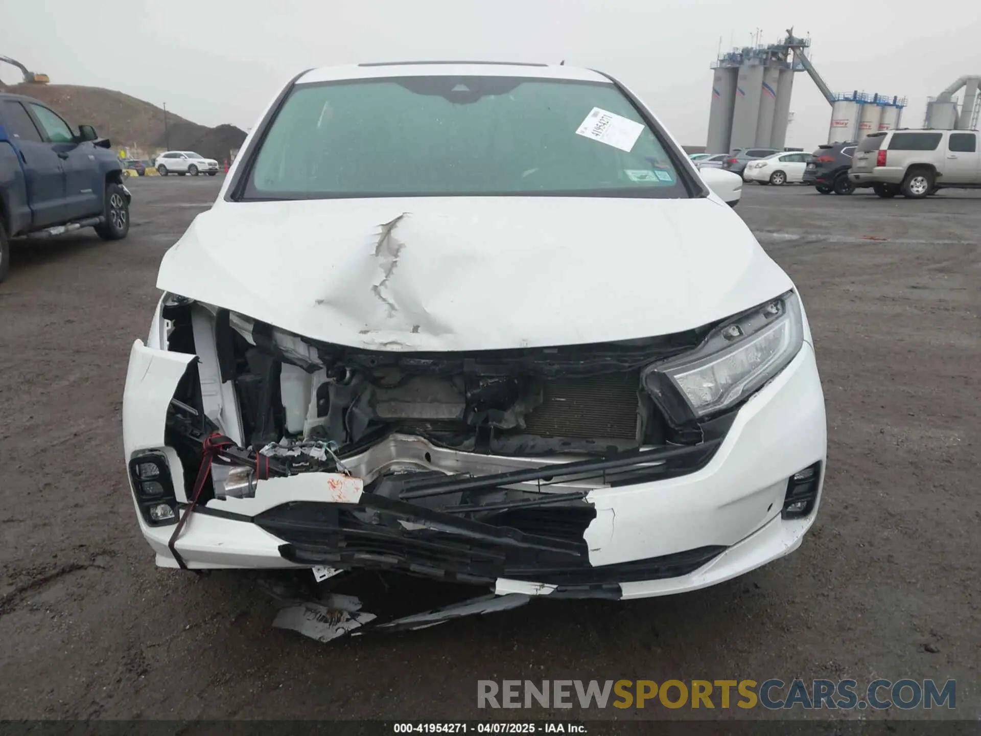 12 Фотография поврежденного автомобиля 5FNRL6H80MB033650 HONDA ODYSSEY 2021