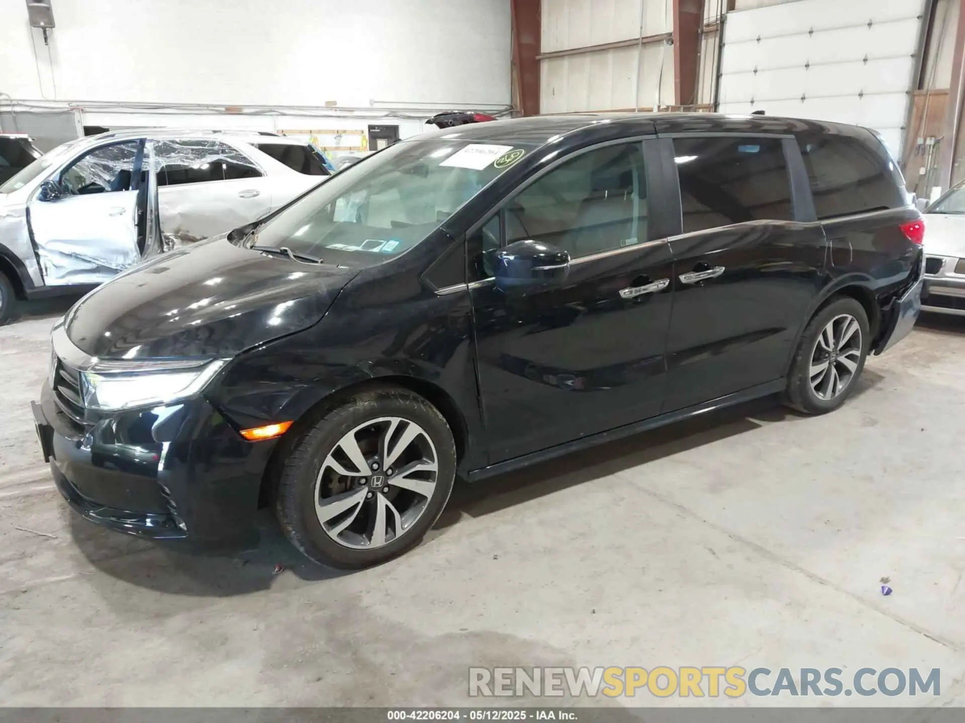 2 Photograph of a damaged car 5FNRL6H83MB028264 HONDA ODYSSEY 2021