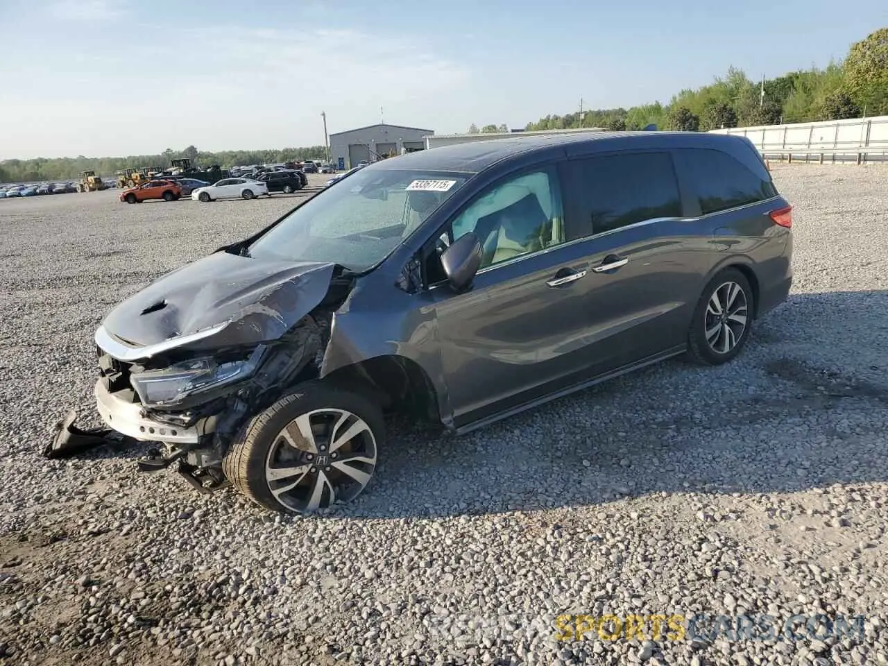 1 Photograph of a damaged car 5FNRL6H85MB012325 HONDA ODYSSEY 2021
