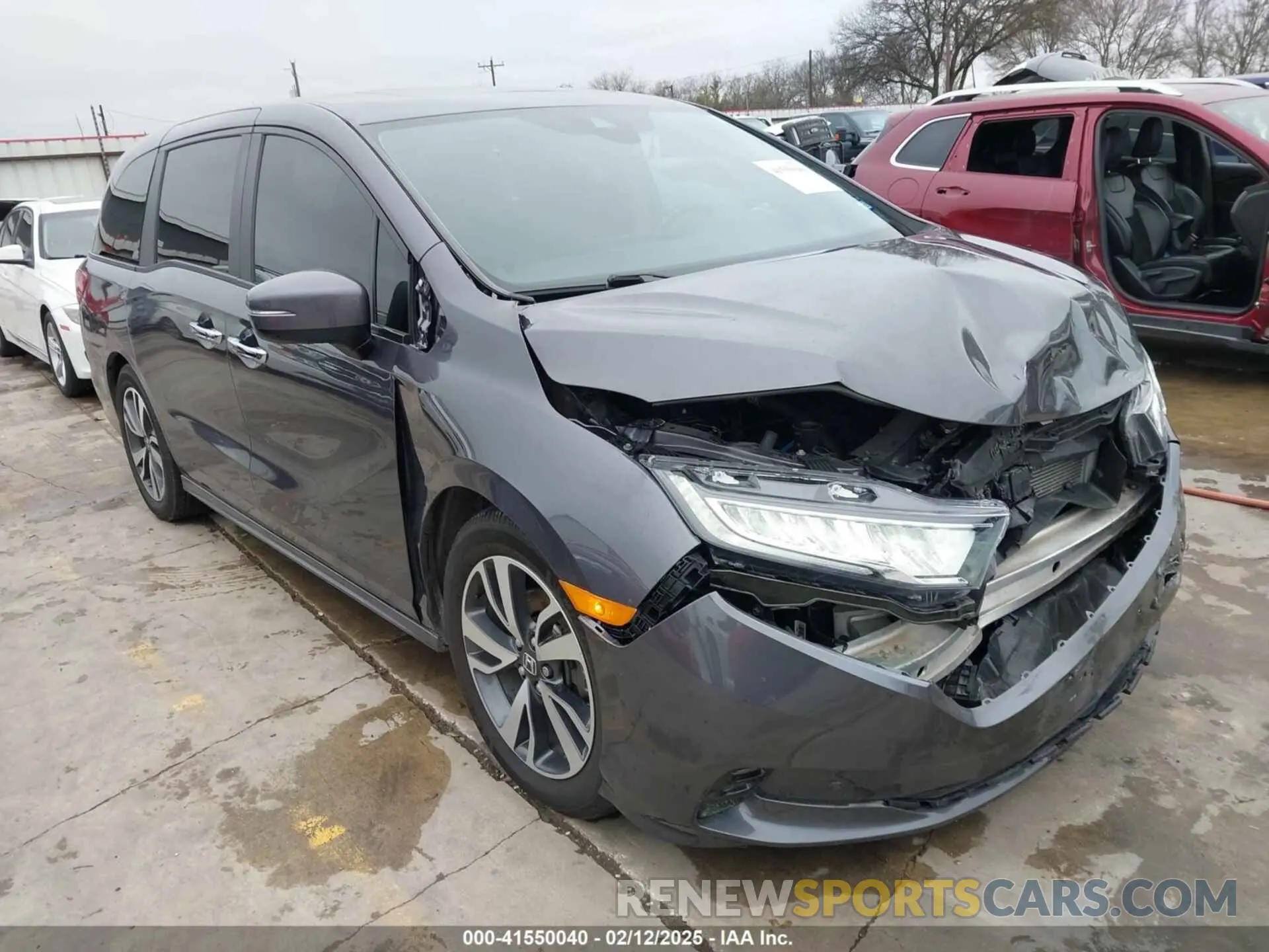 1 Фотография поврежденного автомобиля 5FNRL6H86MB021504 HONDA ODYSSEY 2021