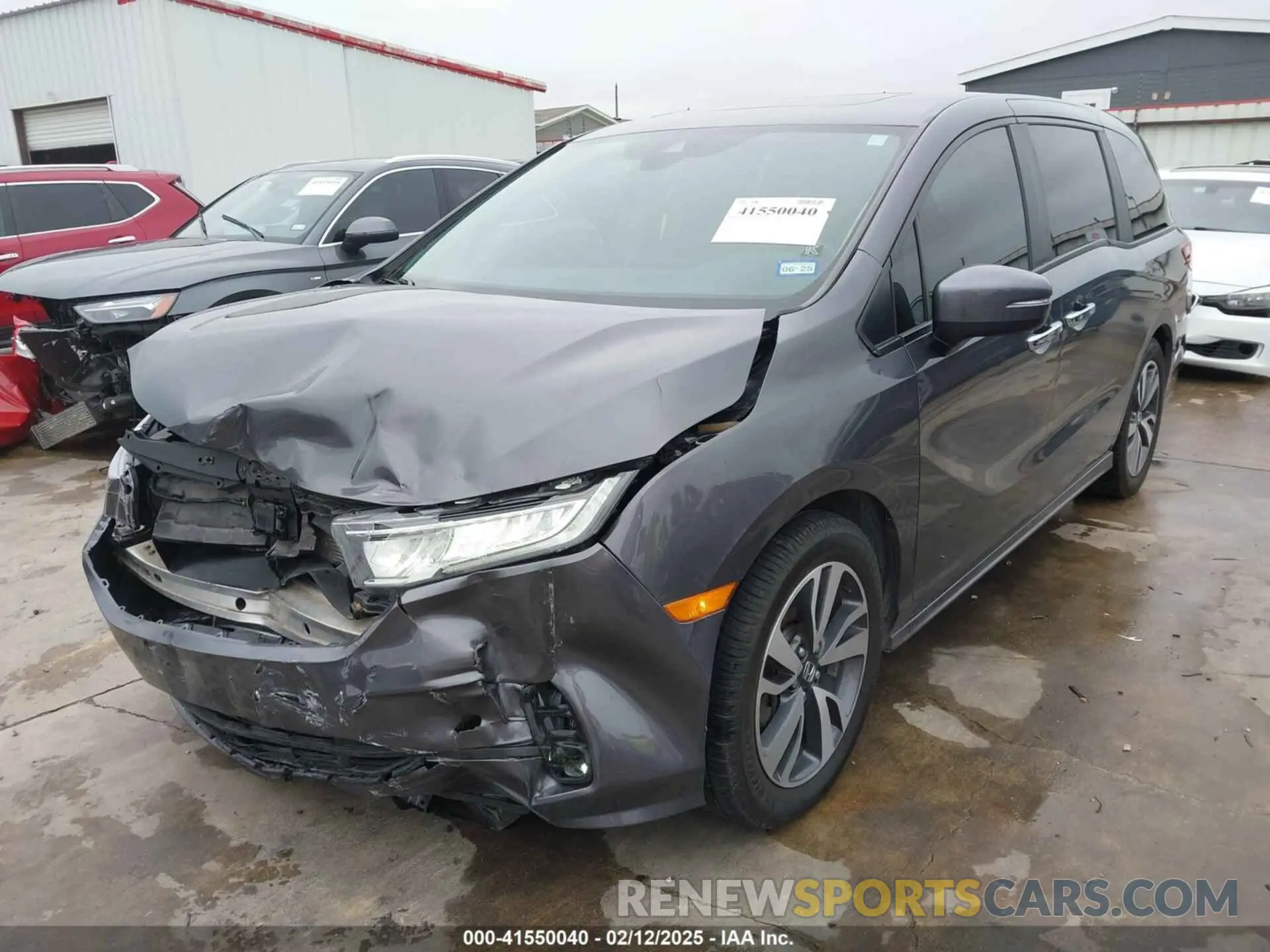 2 Фотография поврежденного автомобиля 5FNRL6H86MB021504 HONDA ODYSSEY 2021