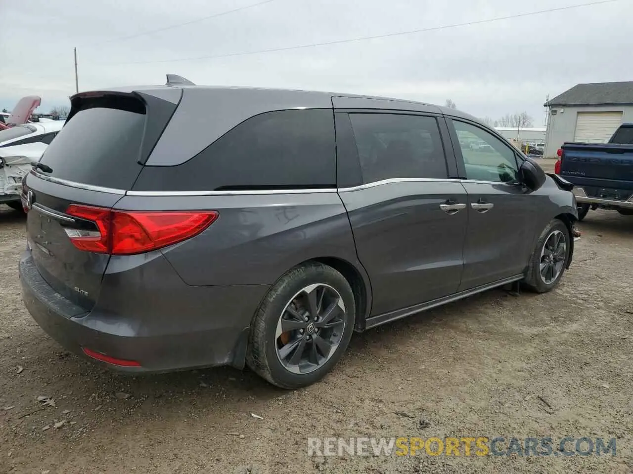 3 Фотография поврежденного автомобиля 5FNRL6H91MB019443 HONDA ODYSSEY 2021