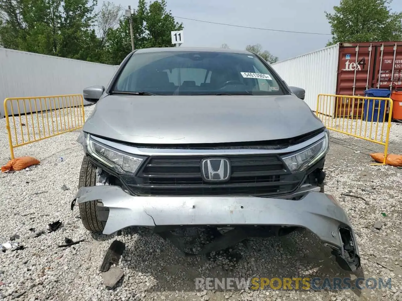5 Photograph of a damaged car 5FNRL6H94MB011787 HONDA ODYSSEY 2021