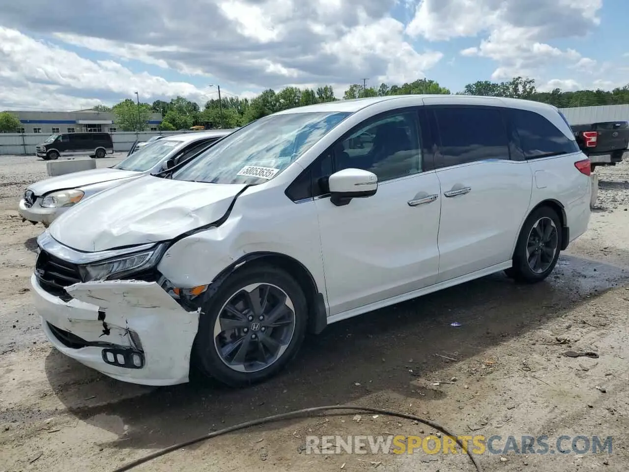 1 Photograph of a damaged car 5FNRL6H98MB009413 HONDA ODYSSEY 2021