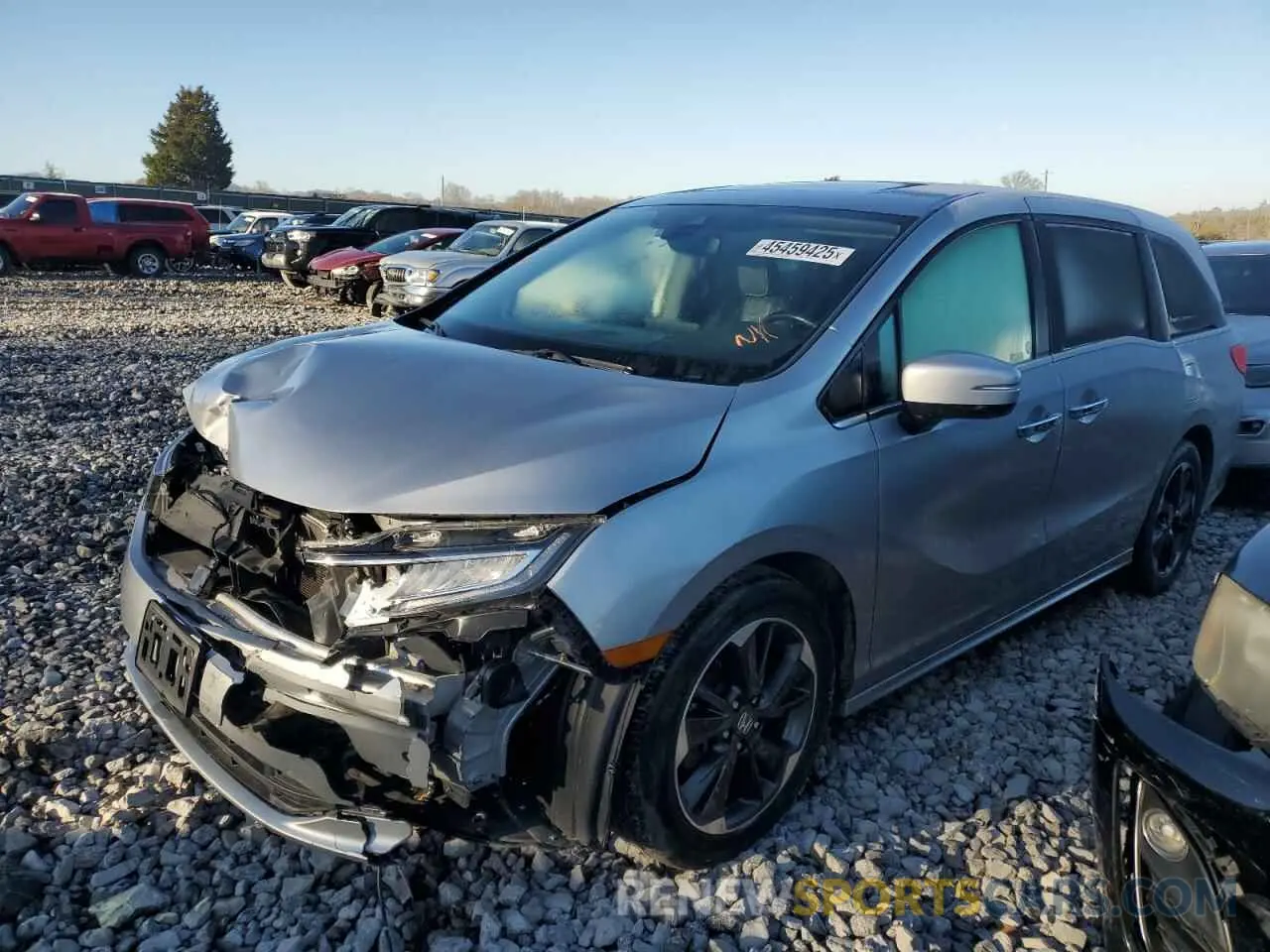 1 Фотография поврежденного автомобиля 5FNRL6H99MB017794 HONDA ODYSSEY 2021