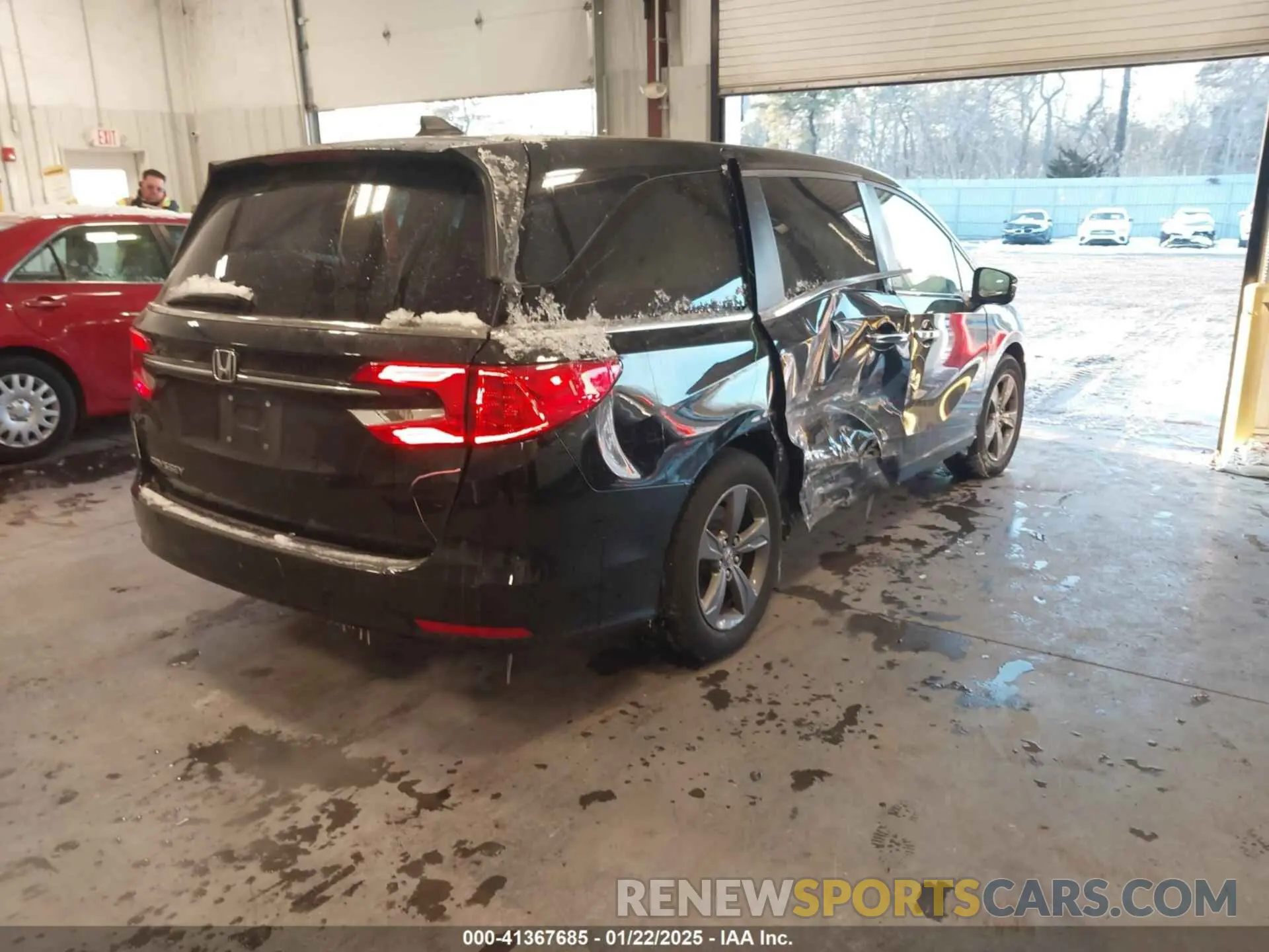 4 Фотография поврежденного автомобиля 5FNRL6H50NB035132 HONDA ODYSSEY 2022