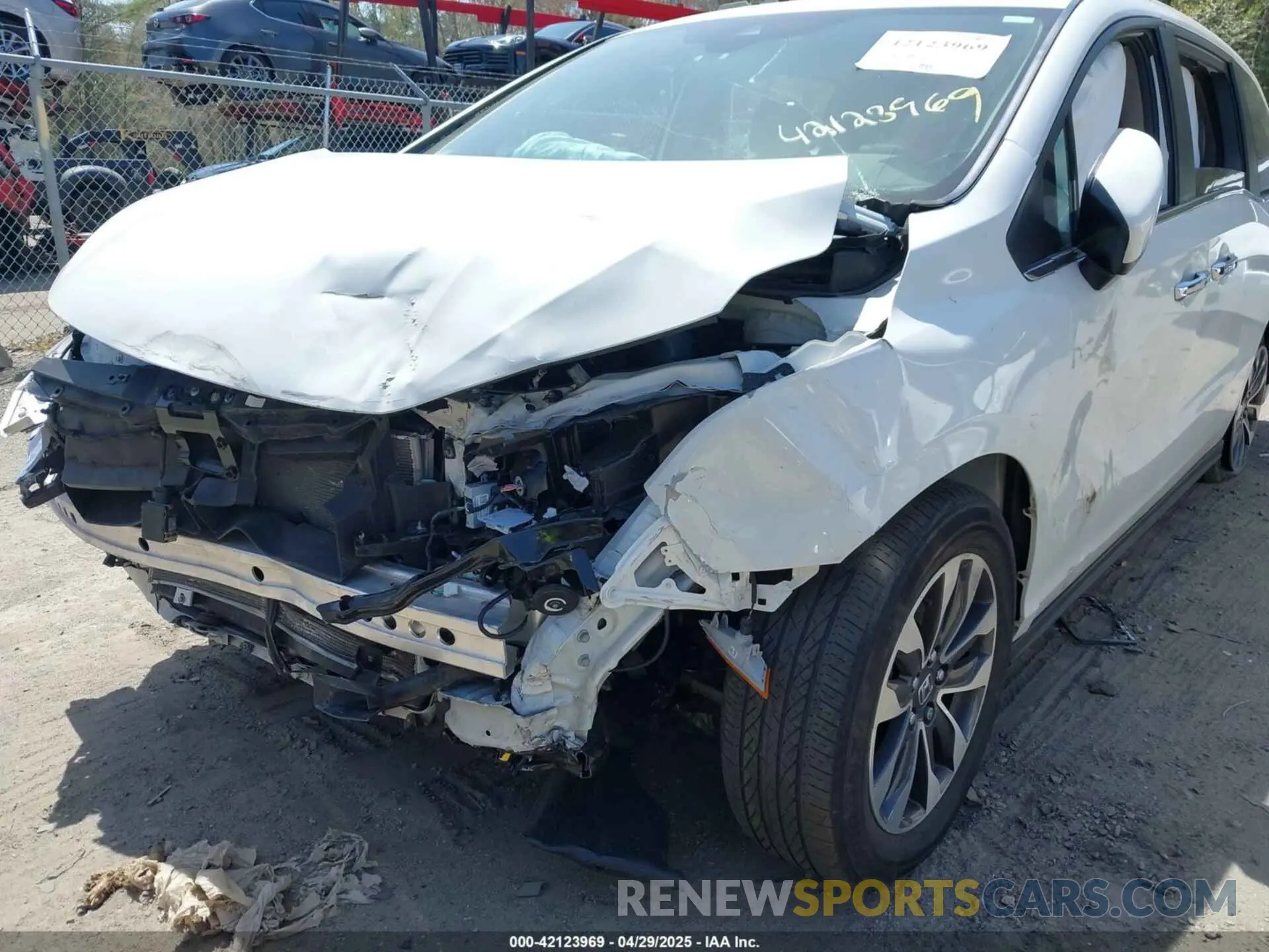 6 Photograph of a damaged car 5FNRL6H70NB061716 HONDA ODYSSEY 2022