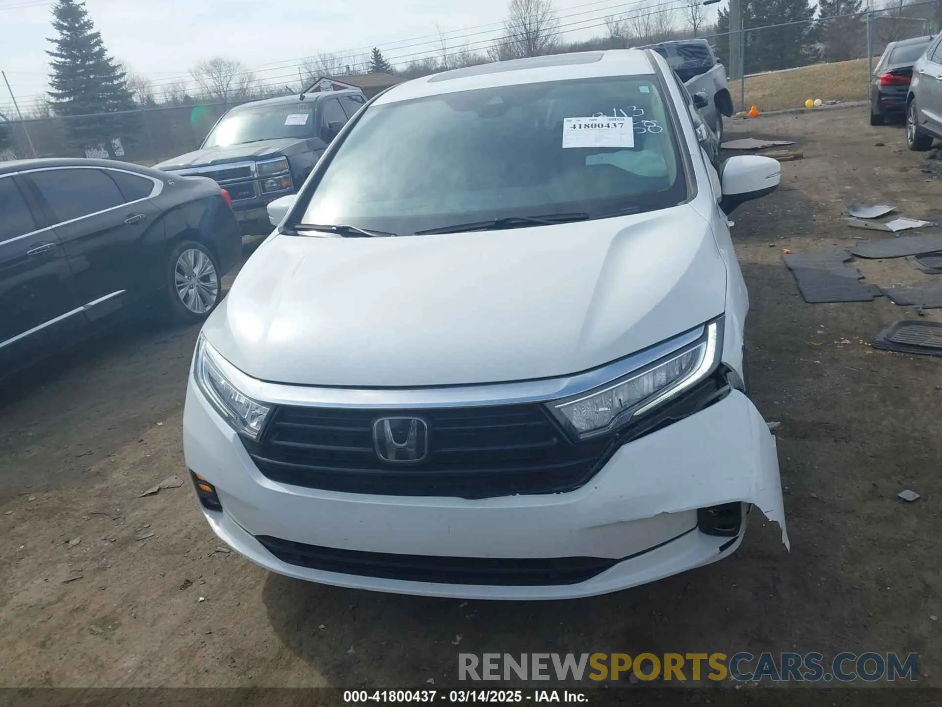 12 Фотография поврежденного автомобиля 5FNRL6H7XNB043658 HONDA ODYSSEY 2022