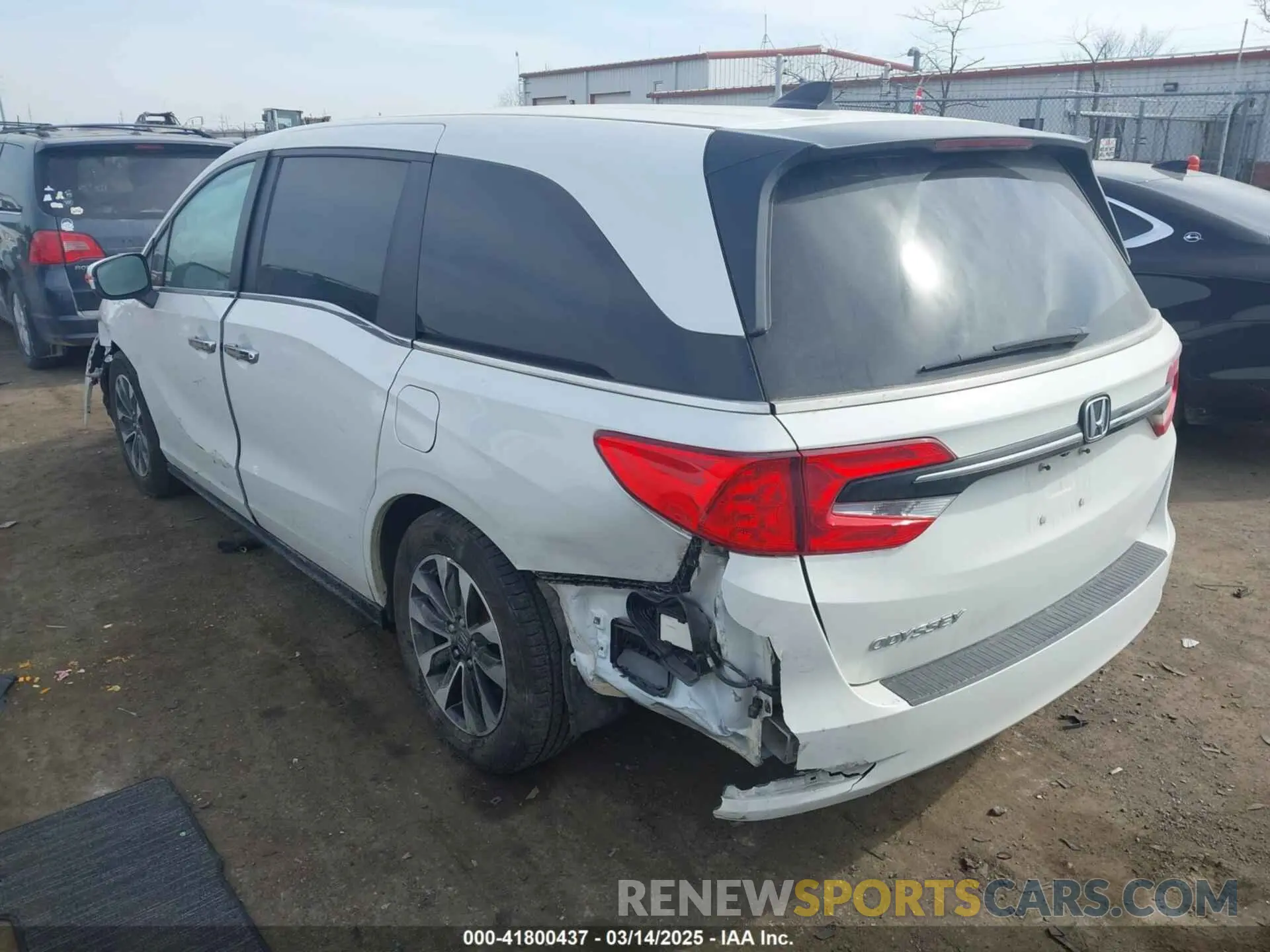 3 Фотография поврежденного автомобиля 5FNRL6H7XNB043658 HONDA ODYSSEY 2022