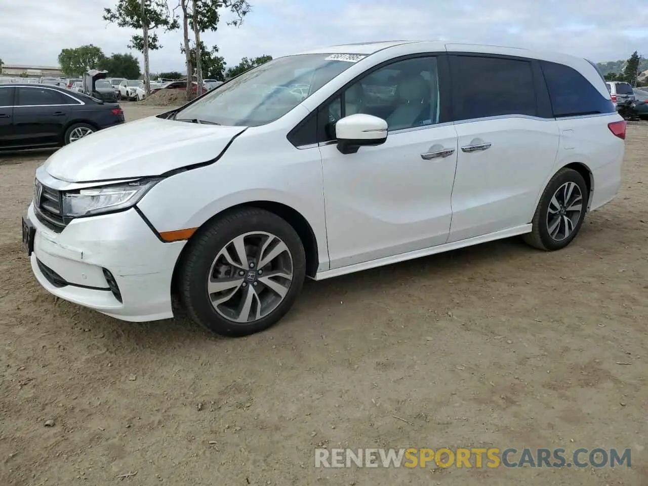 1 Photograph of a damaged car 5FNRL6H83NB041131 HONDA ODYSSEY 2022