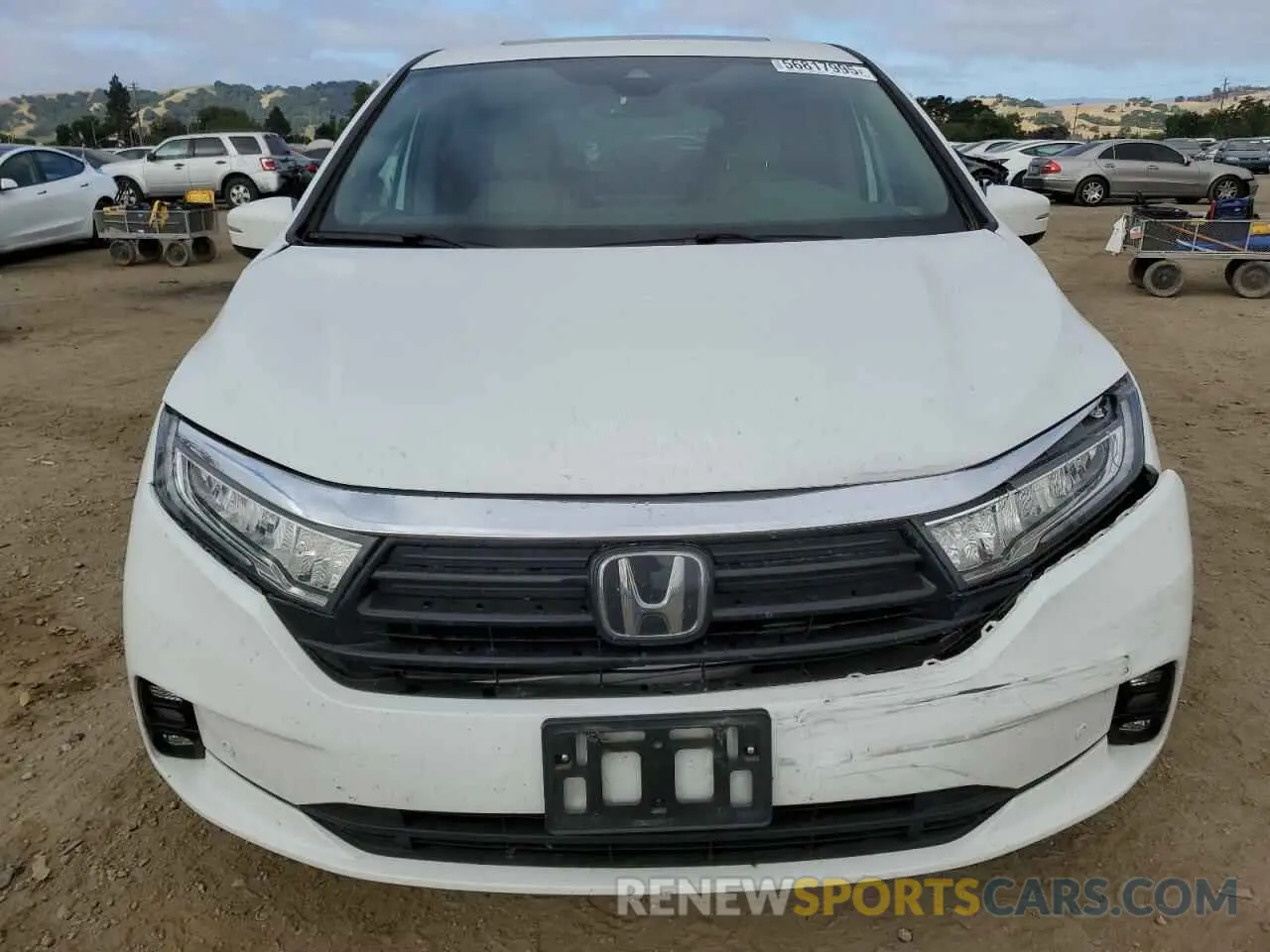 5 Photograph of a damaged car 5FNRL6H83NB041131 HONDA ODYSSEY 2022