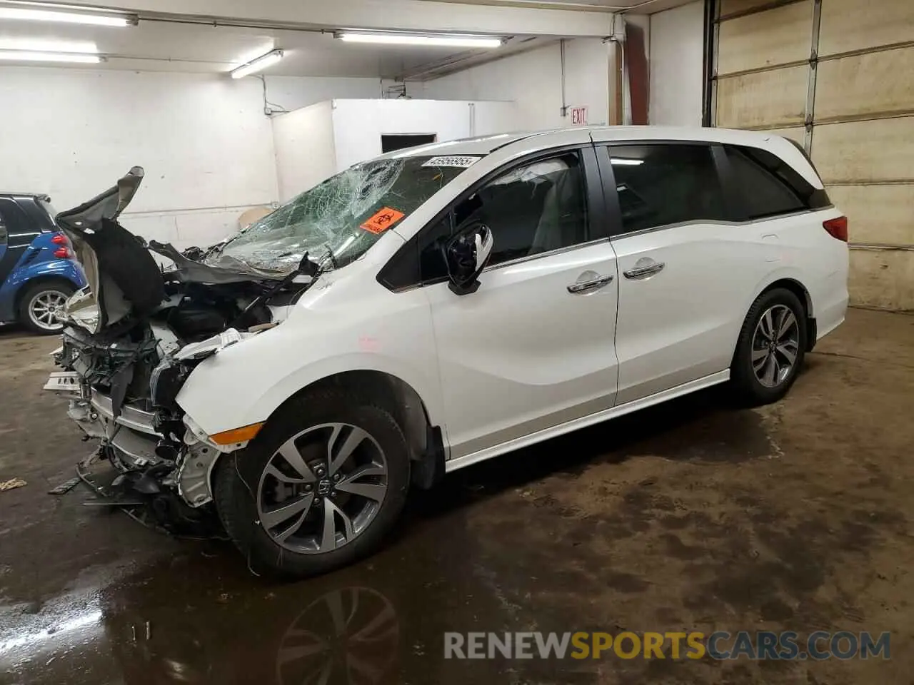 1 Photograph of a damaged car 5FNRL6H86NB047165 HONDA ODYSSEY 2022