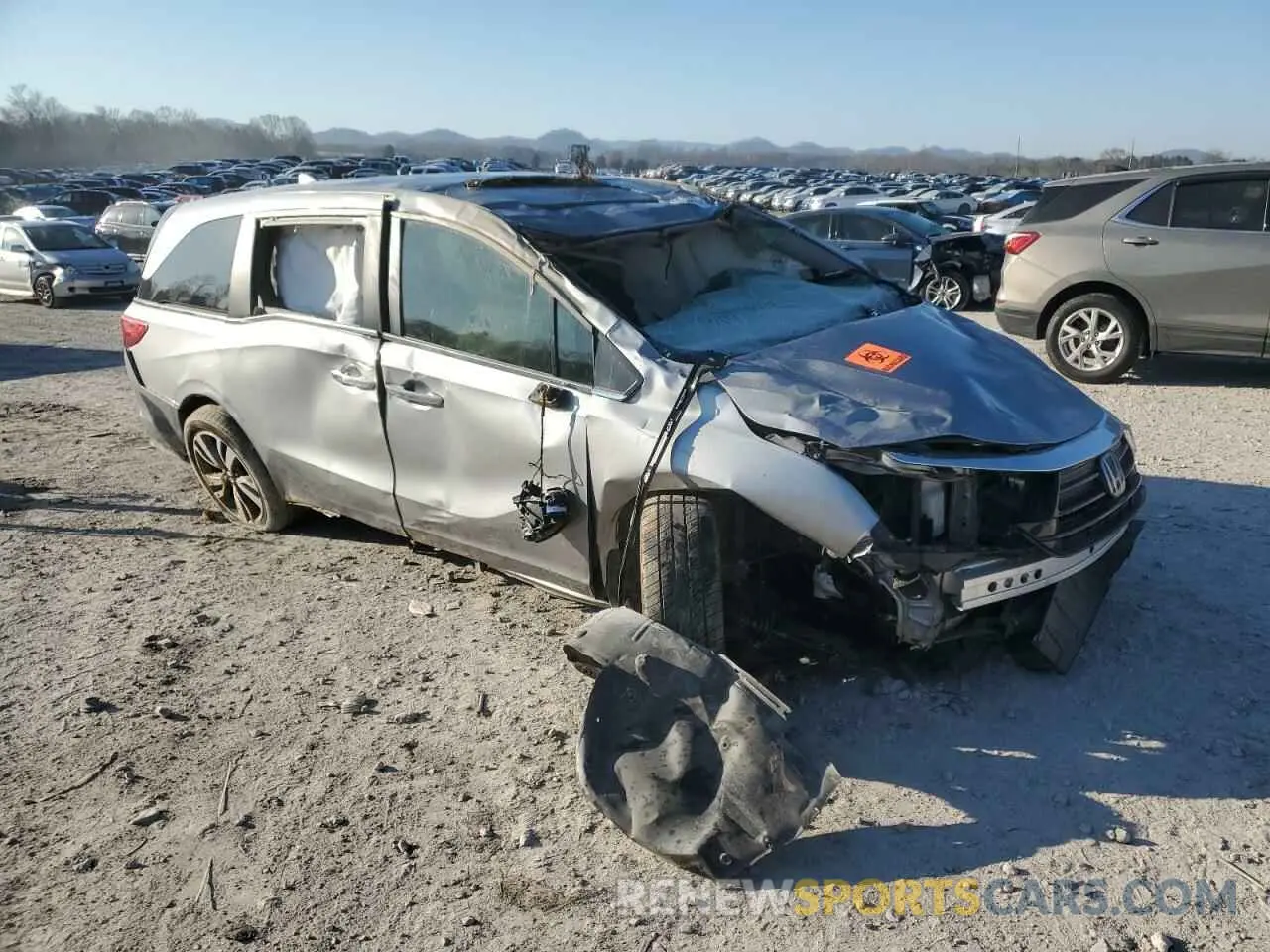 4 Photograph of a damaged car 5FNRL6H89NB048701 HONDA ODYSSEY 2022
