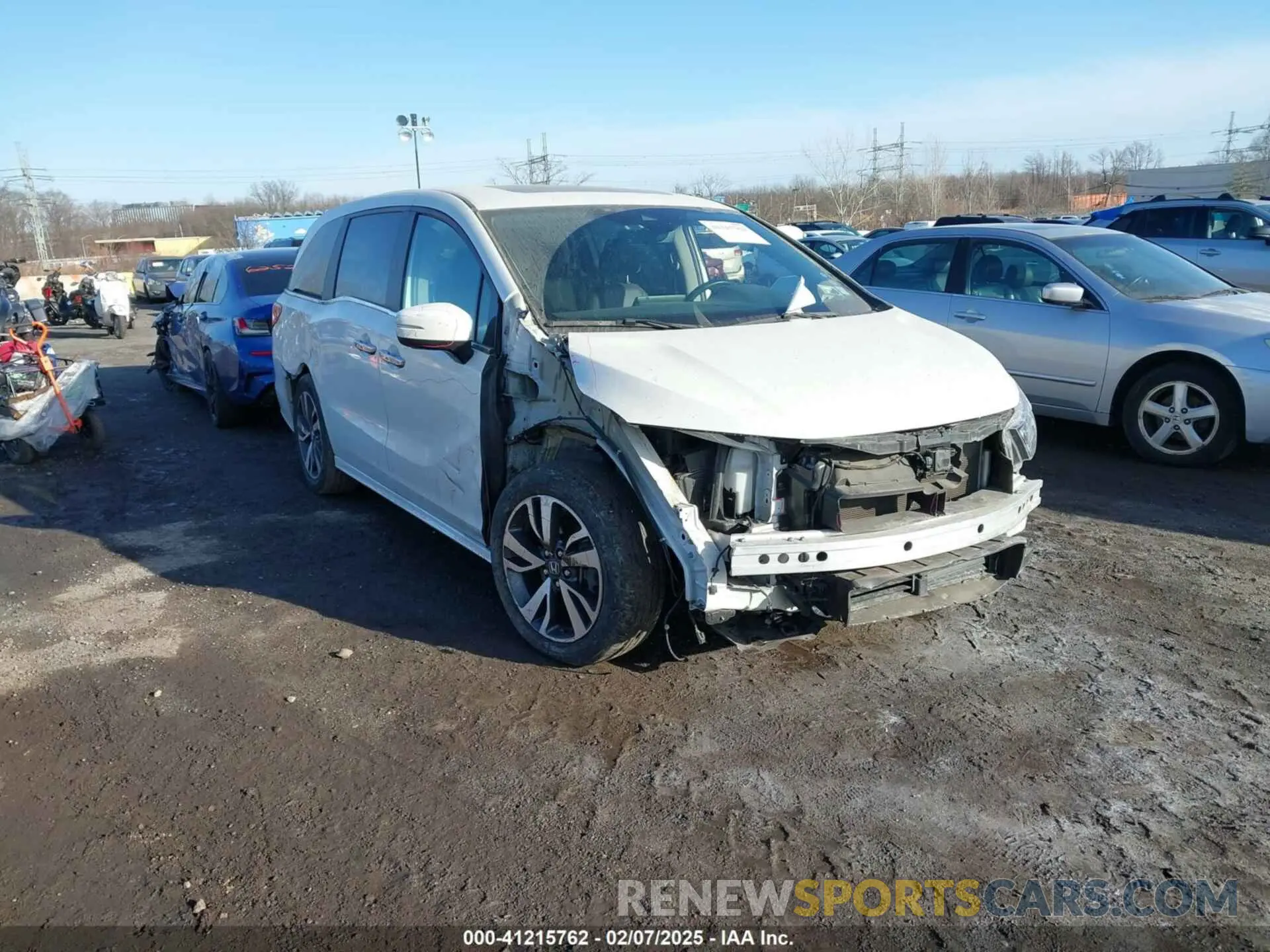 1 Фотография поврежденного автомобиля 5FNRL6H89NB056409 HONDA ODYSSEY 2022