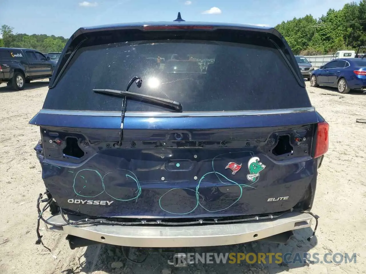 6 Photograph of a damaged car 5FNRL6H95NB056898 HONDA ODYSSEY 2022