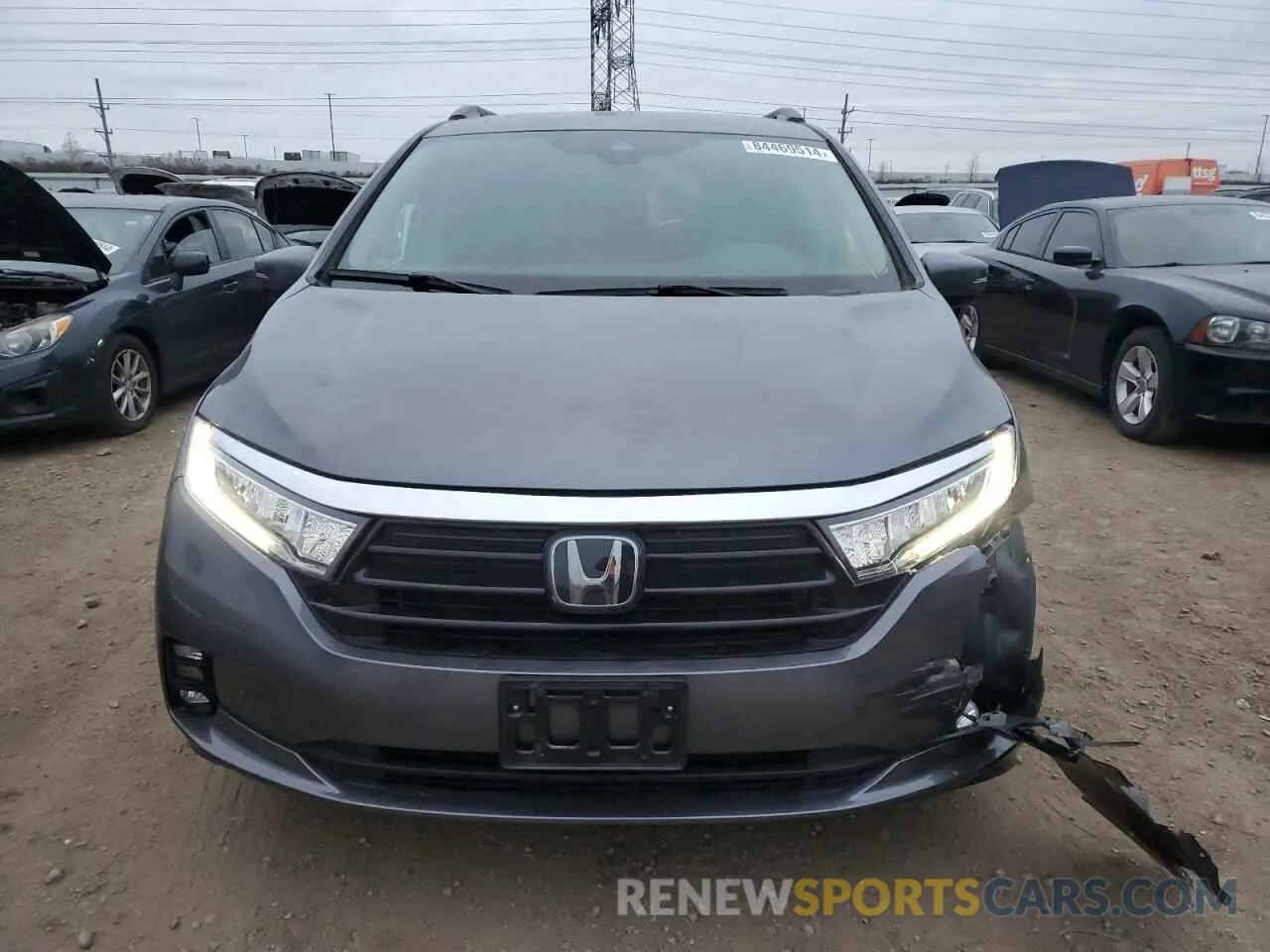5 Photograph of a damaged car 5FNRL6H96NB043738 HONDA ODYSSEY 2022