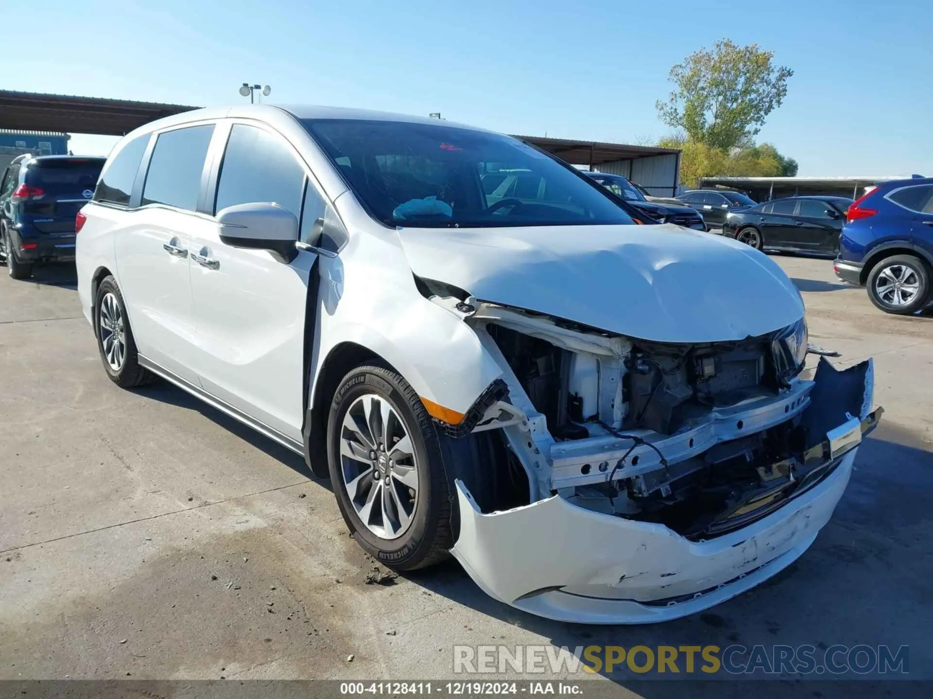 1 Photograph of a damaged car 5FNRL6H66PB029475 HONDA ODYSSEY 2023