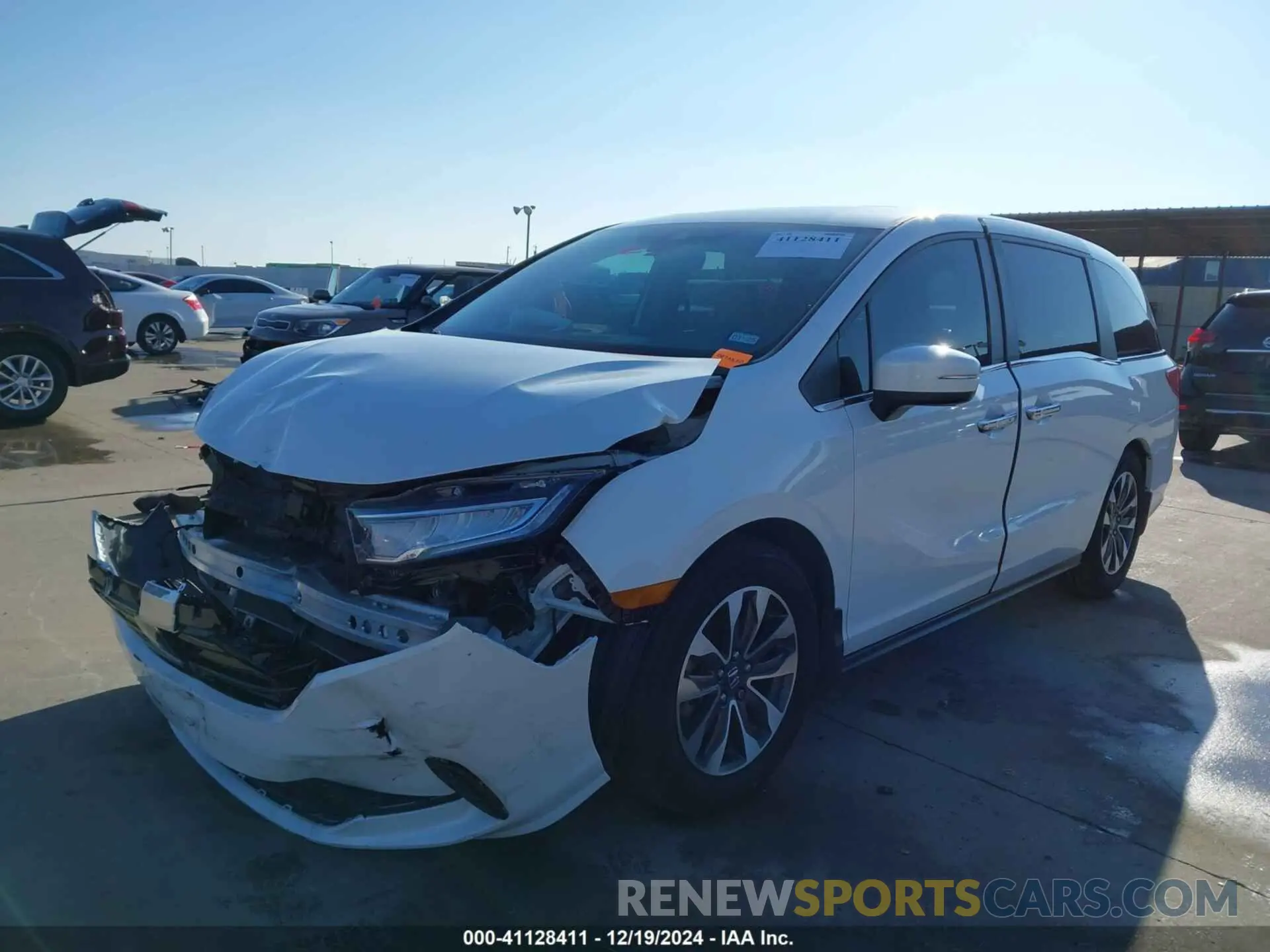 2 Photograph of a damaged car 5FNRL6H66PB029475 HONDA ODYSSEY 2023