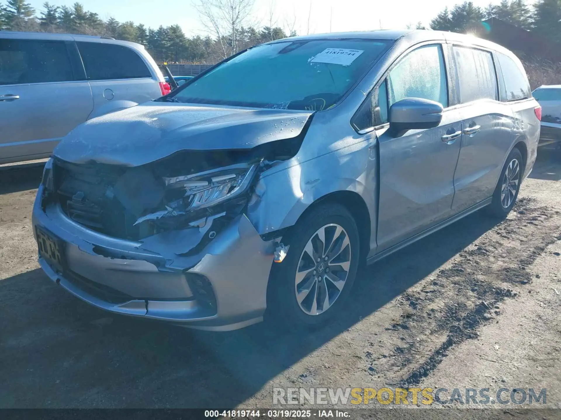 2 Photograph of a damaged car 5FNRL6H69PB045766 HONDA ODYSSEY 2023