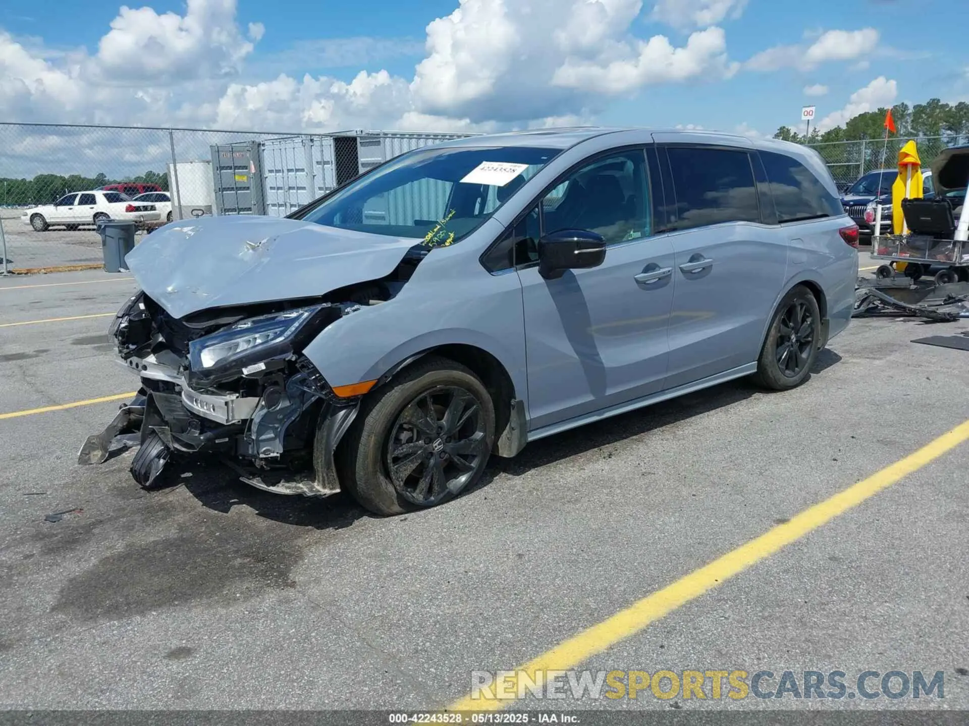 2 Фотография поврежденного автомобиля 5FNRL6H73PB048848 HONDA ODYSSEY 2023