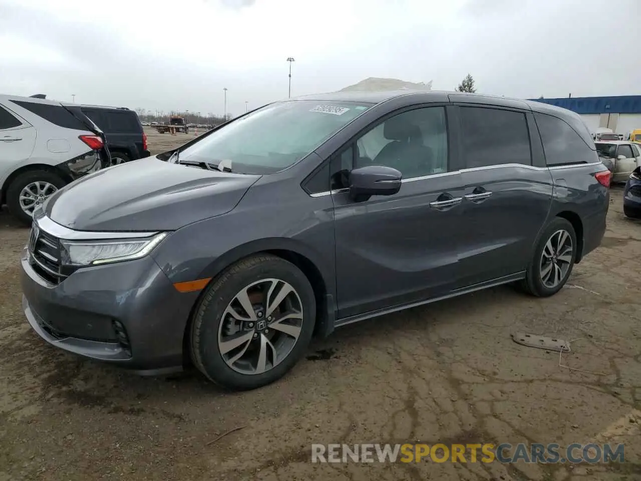1 Photograph of a damaged car 5FNRL6H80PB025827 HONDA ODYSSEY 2023