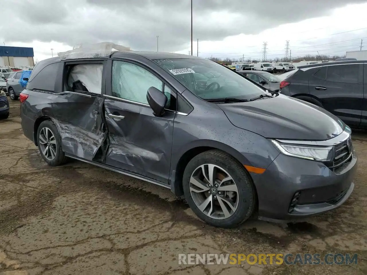 4 Photograph of a damaged car 5FNRL6H80PB025827 HONDA ODYSSEY 2023