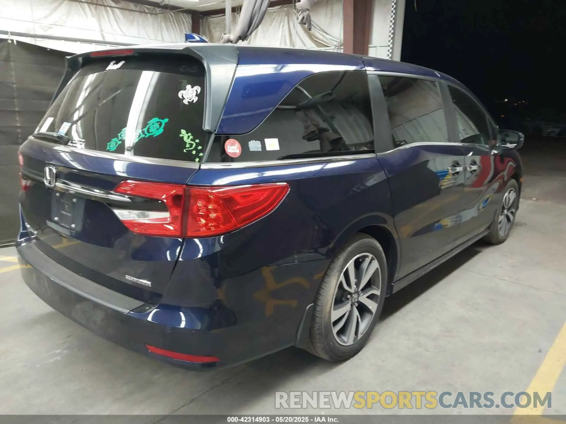 4 Фотография поврежденного автомобиля 5FNRL6H80PB037525 HONDA ODYSSEY 2023