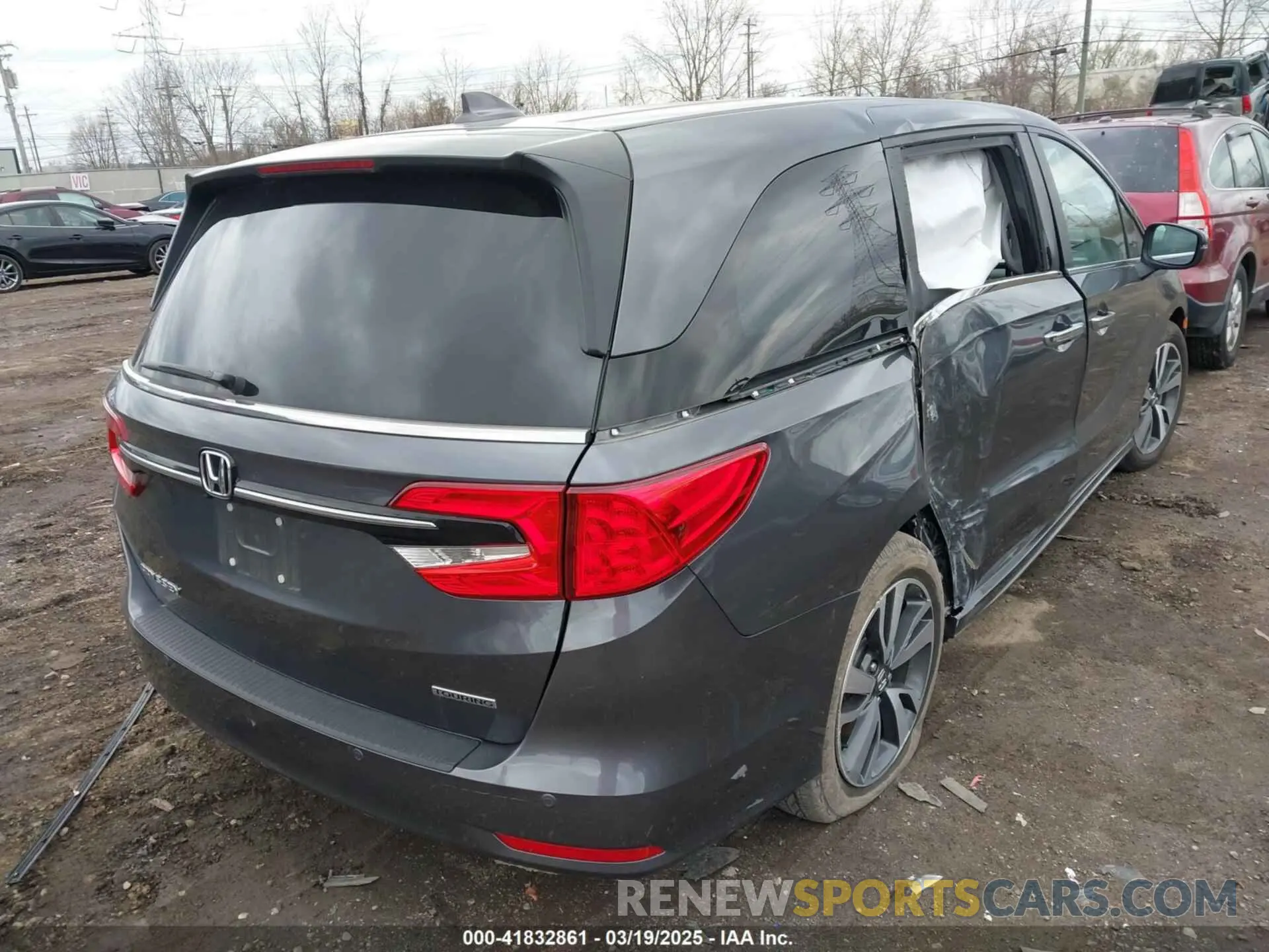 4 Фотография поврежденного автомобиля 5FNRL6H81PB067746 HONDA ODYSSEY 2023