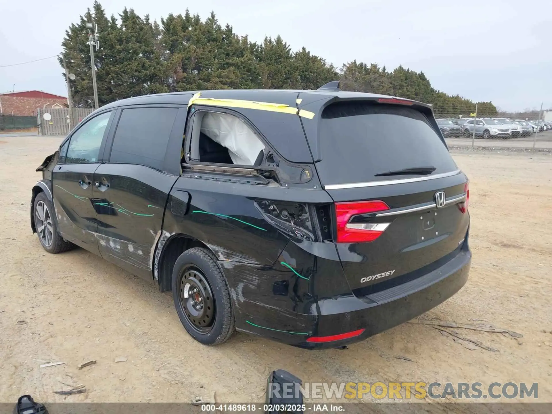 3 Фотография поврежденного автомобиля 5FNRL6H81PB068721 HONDA ODYSSEY 2023