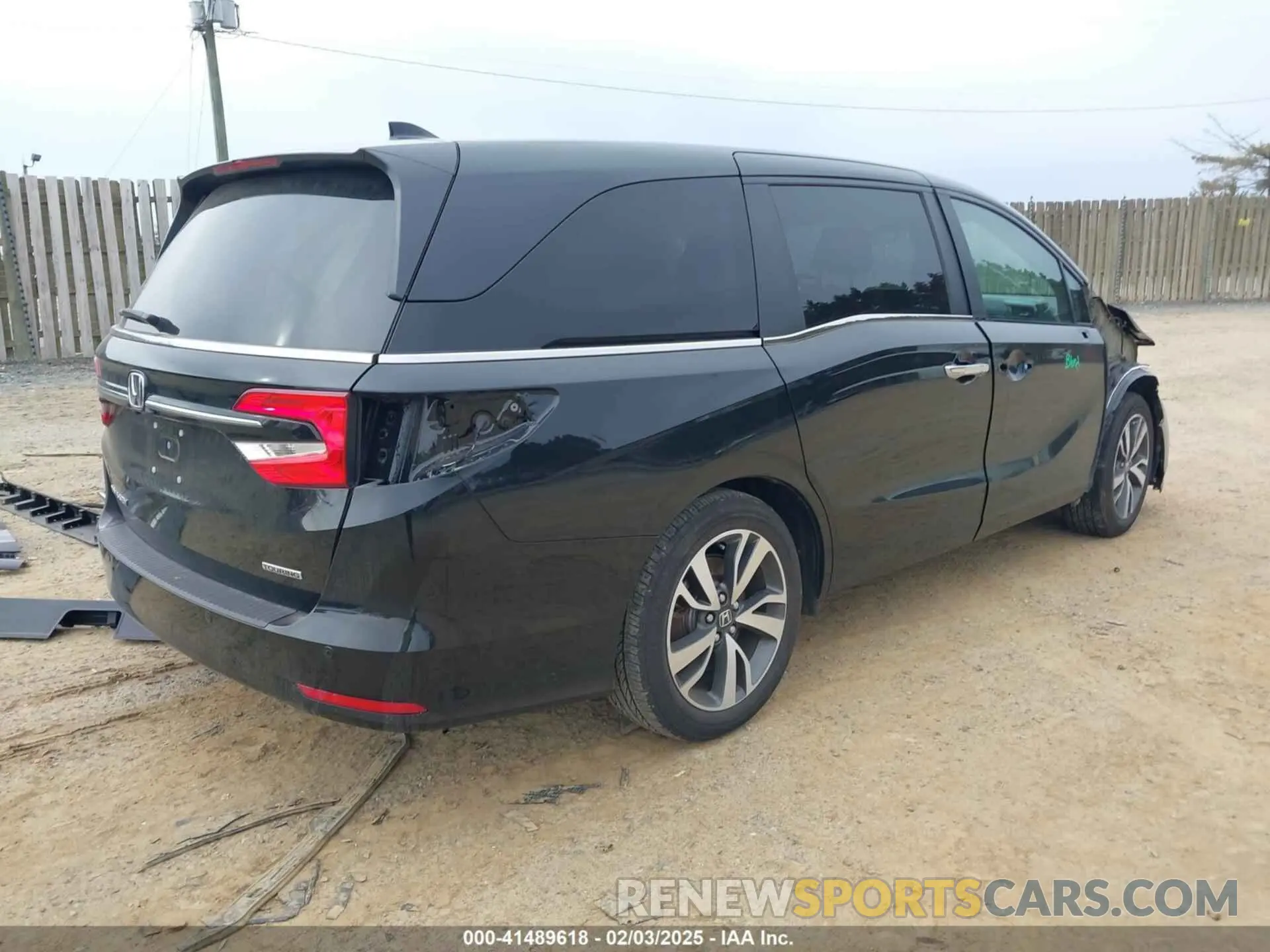 4 Фотография поврежденного автомобиля 5FNRL6H81PB068721 HONDA ODYSSEY 2023