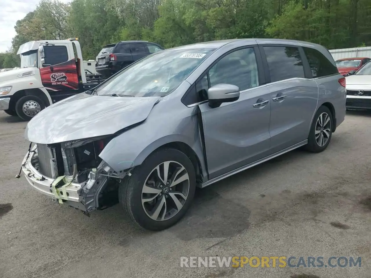 1 Photograph of a damaged car 5FNRL6H82PB037364 HONDA ODYSSEY 2023