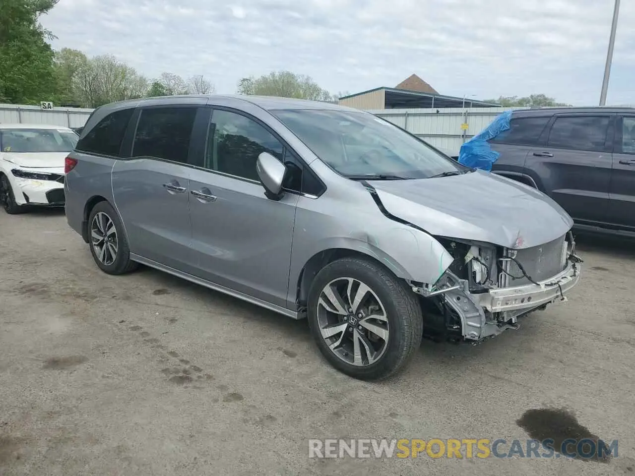 4 Photograph of a damaged car 5FNRL6H82PB037364 HONDA ODYSSEY 2023